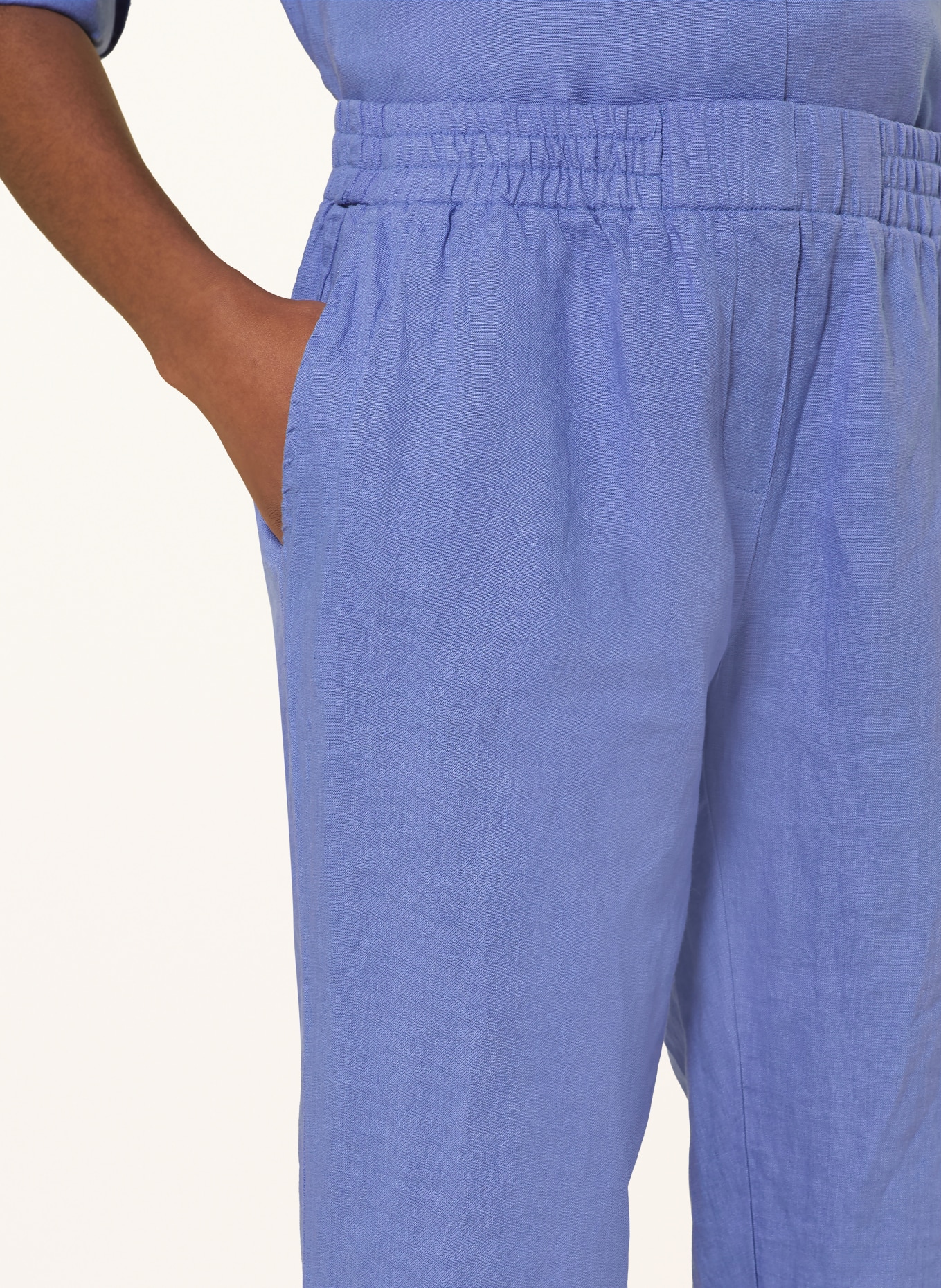 lilienfels lněné kalhoty: MODRÁ