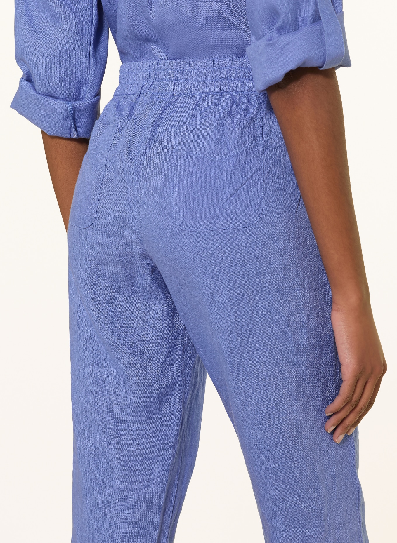 lilienfels lněné kalhoty: MODRÁ