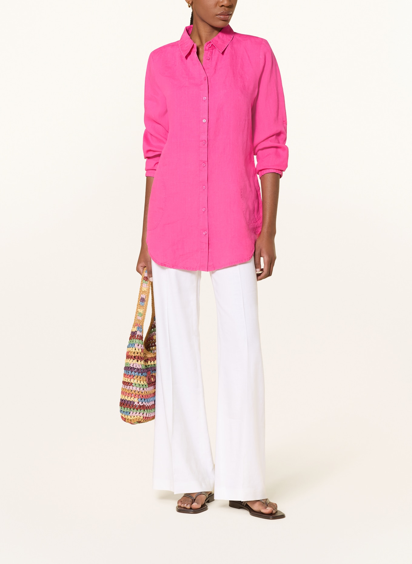 lilienfels Linnen overhemd: ROZE