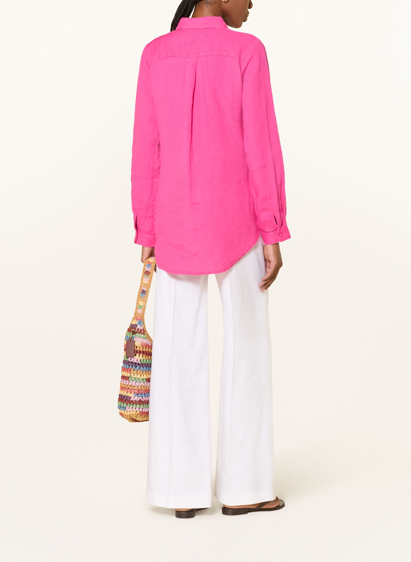 lilienfels Linnen overhemd: ROZE