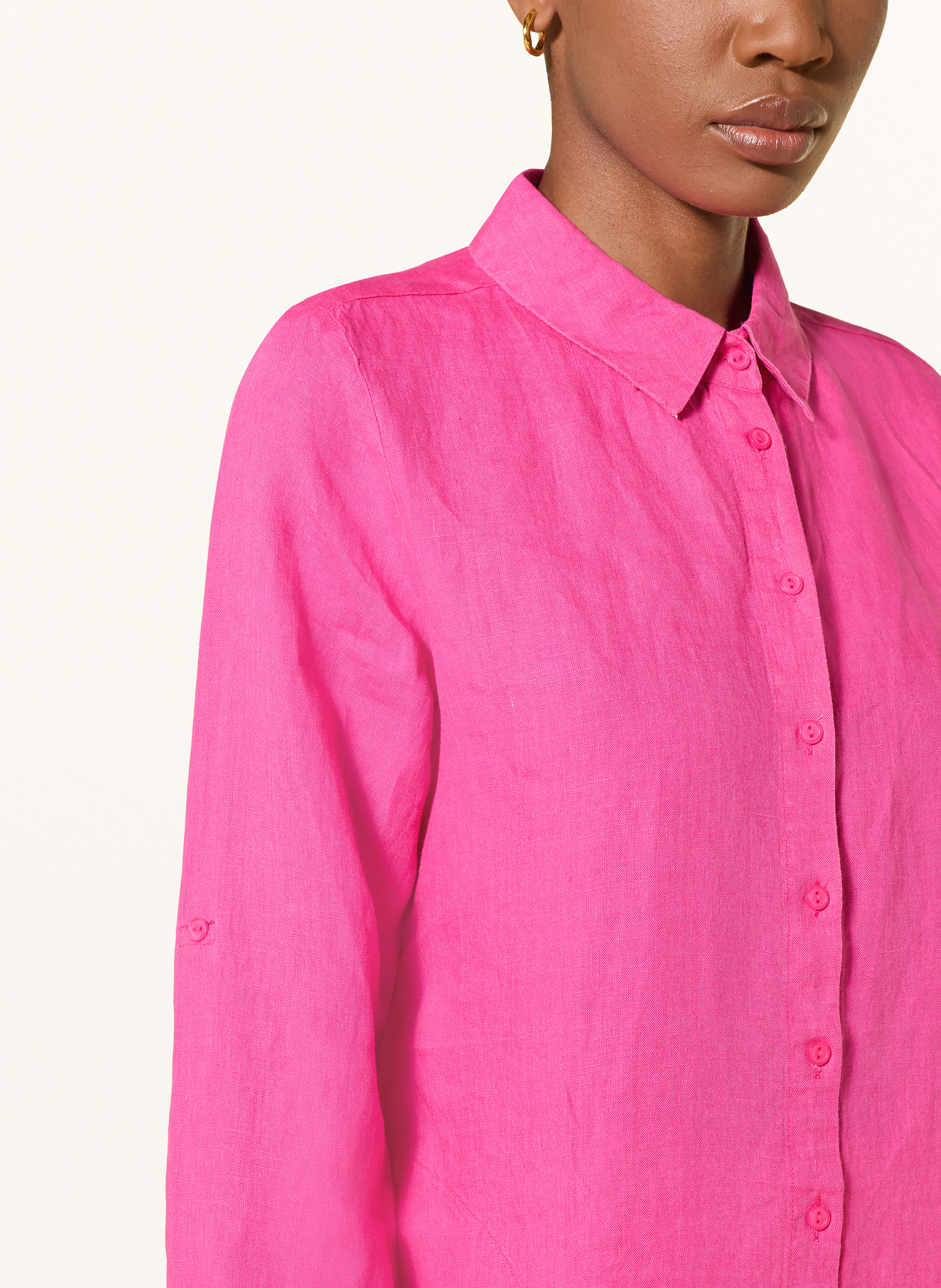 lilienfels Linnen overhemd: ROZE