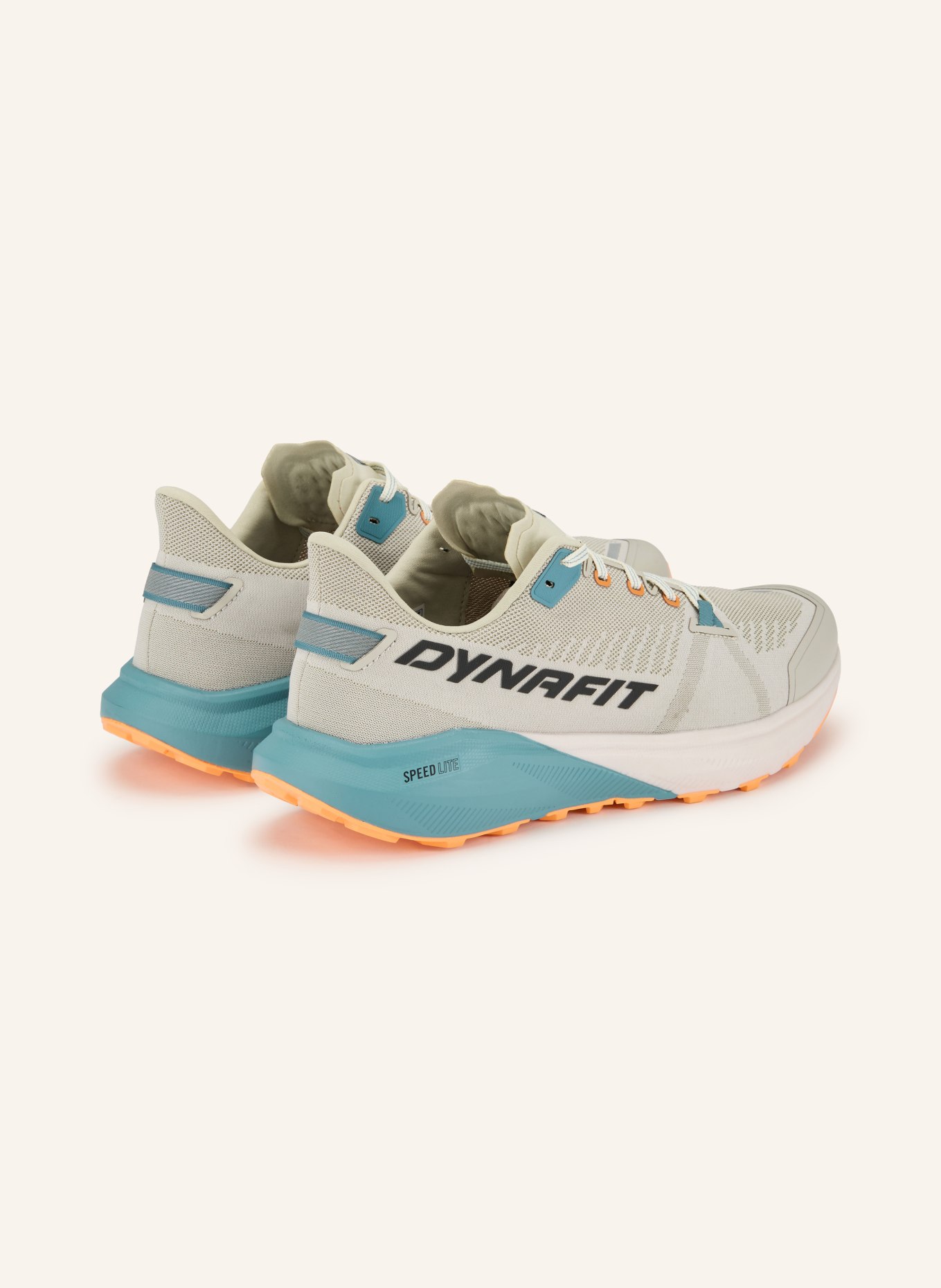 DYNAFIT Trail Running Shoes TRAIL: BEIGE / TURQUOISE / BLACK