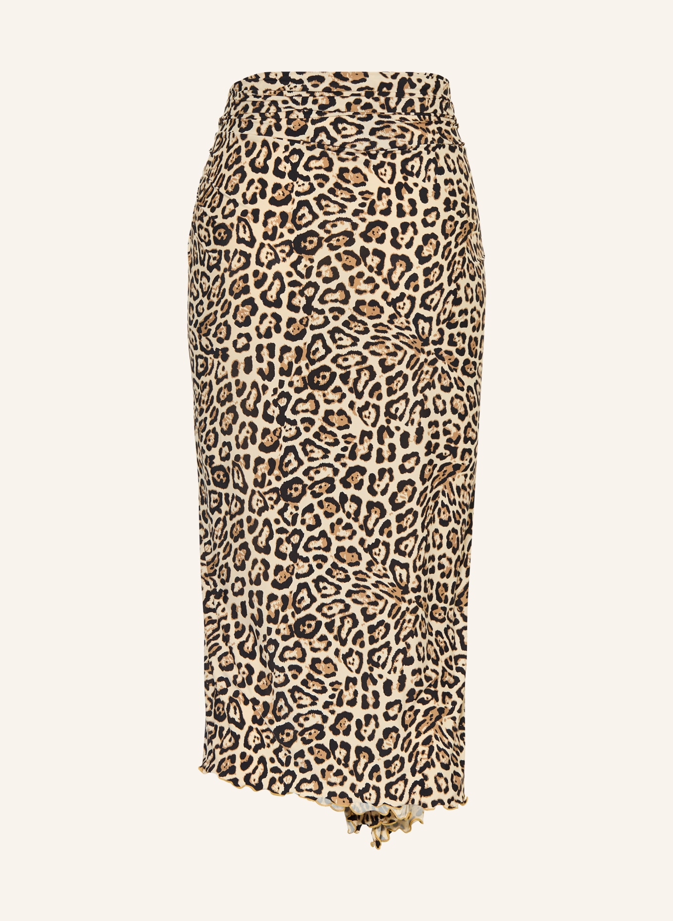 GOLDBERGH MARIELLA Pareo with UV Protection: LIGHT BROWN / BLACK