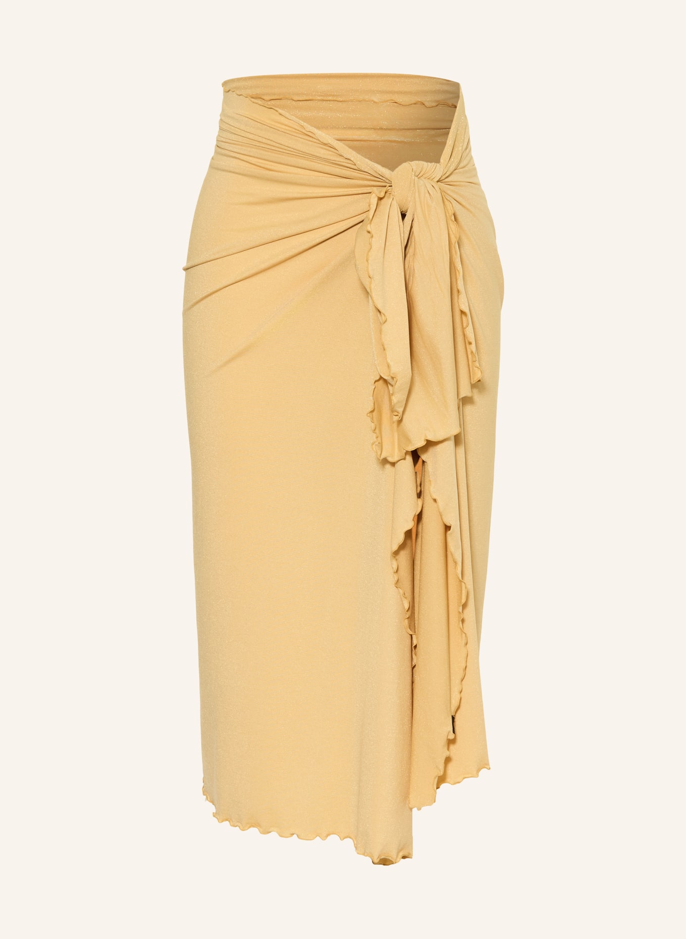 GOLDBERGH IVANA Pareo with Glitter Yarn: GOLD