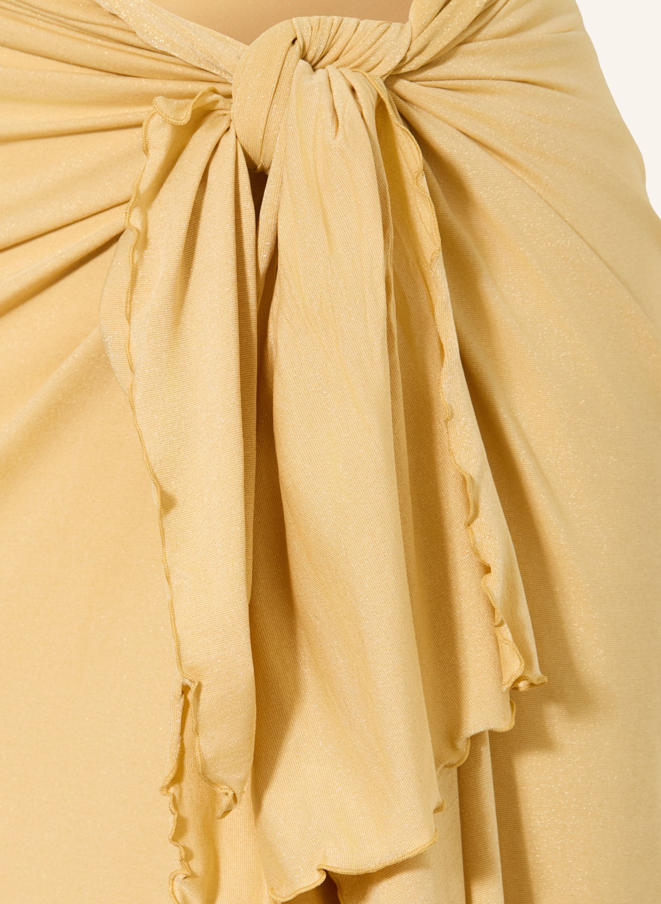 GOLDBERGH IVANA Pareo with Glitter Yarn: GOLD