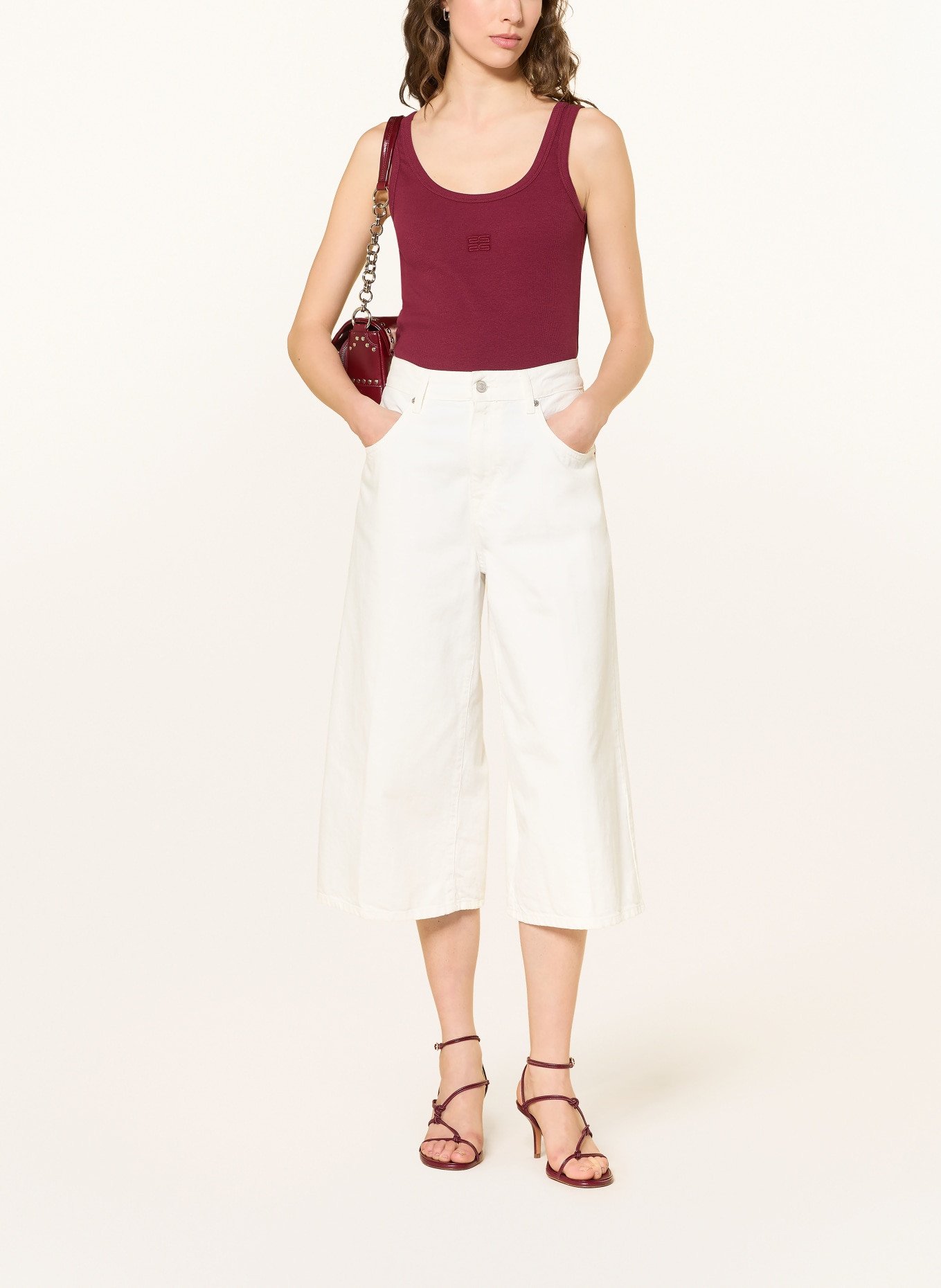 GESTUZ Top GZDREW: TMAVĚ ČERVENÁ