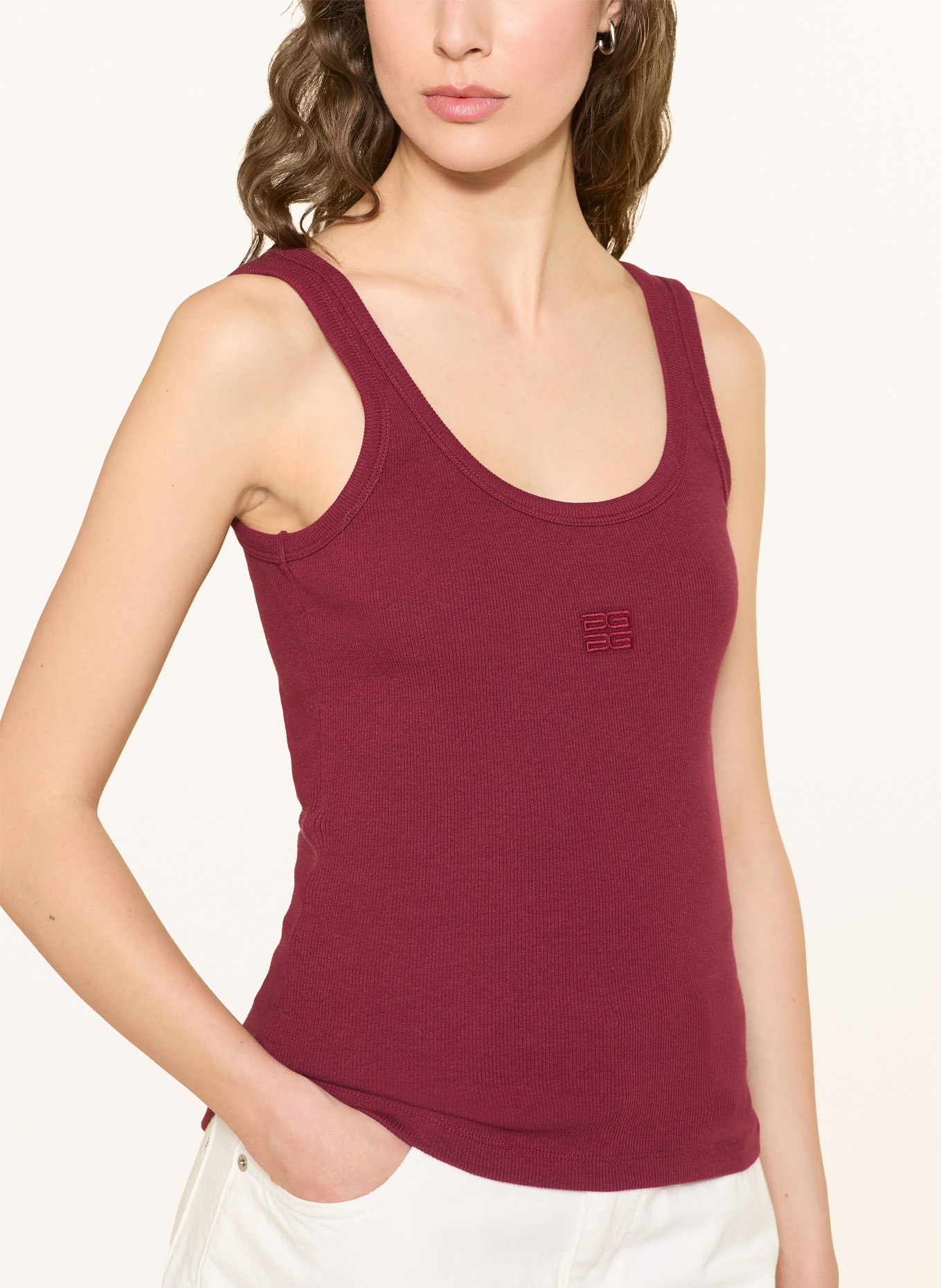 GESTUZ Top GZDREW: TMAVĚ ČERVENÁ