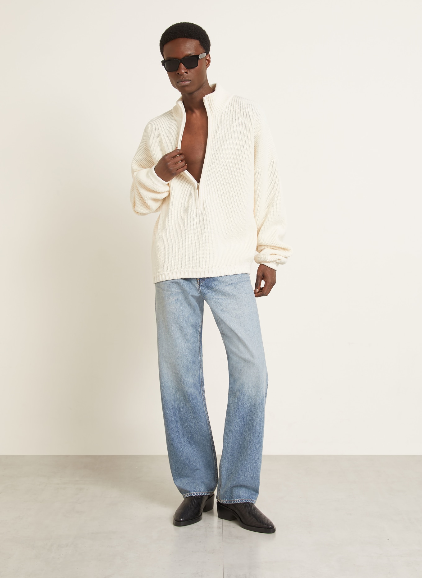 FEAR OF GOD Troyer mit Leinen: BEIGE