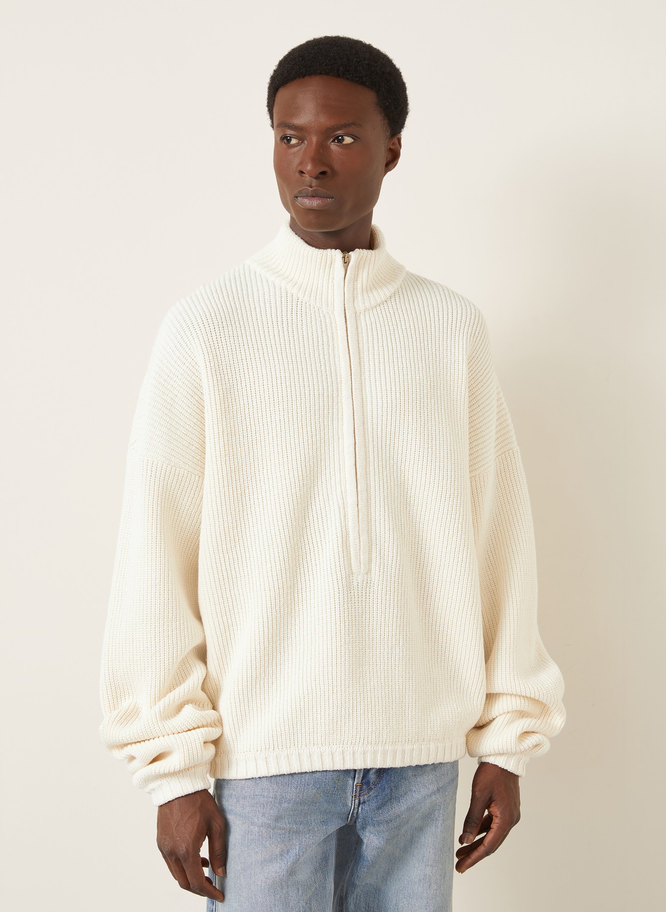 FEAR OF GOD Troyer mit Leinen: BEIGE