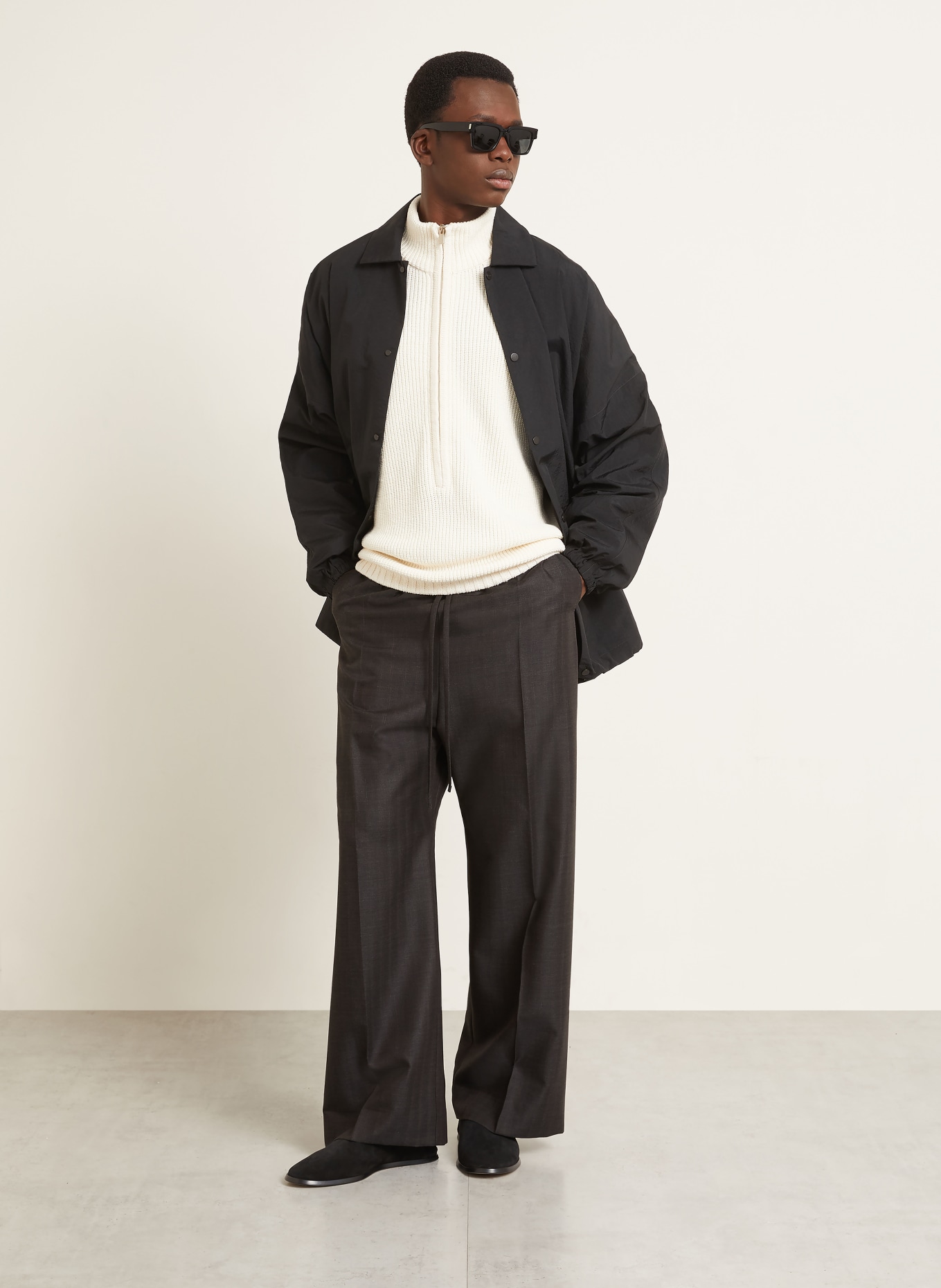 FEAR OF GOD Hose Wide Fit: DUNKELGRAU