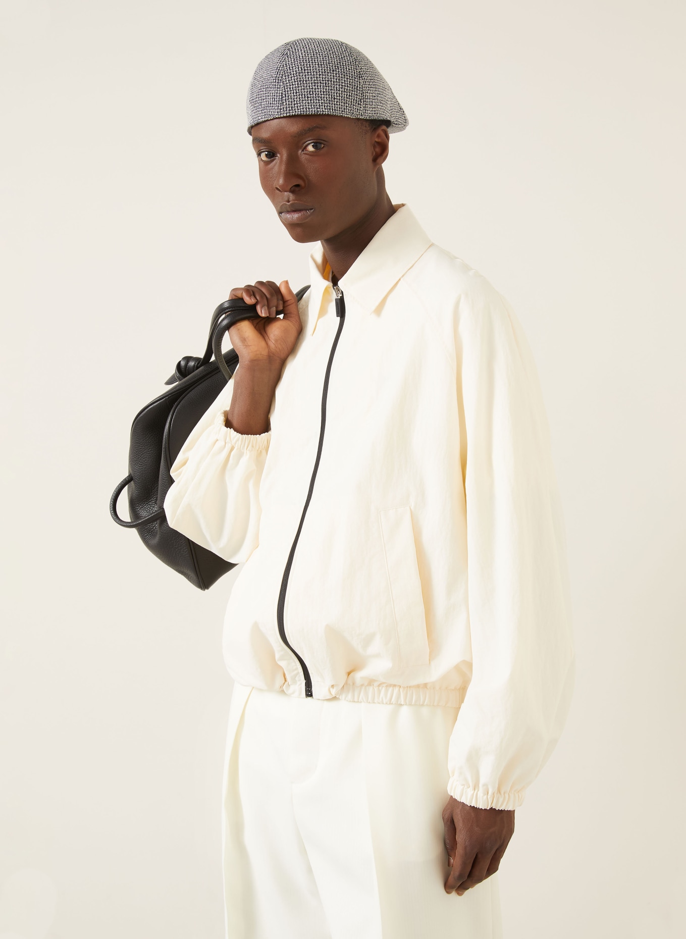 JACQUEMUS Blouson LE COUPE-VENT: CREME
