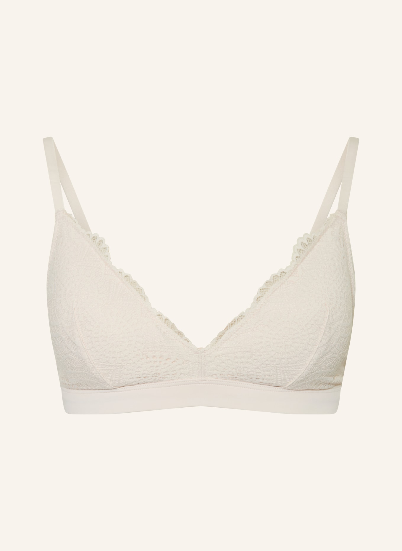 Skiny Trojúhelníková podprsenka MICRONAMENTS: KRÉMOVÁ