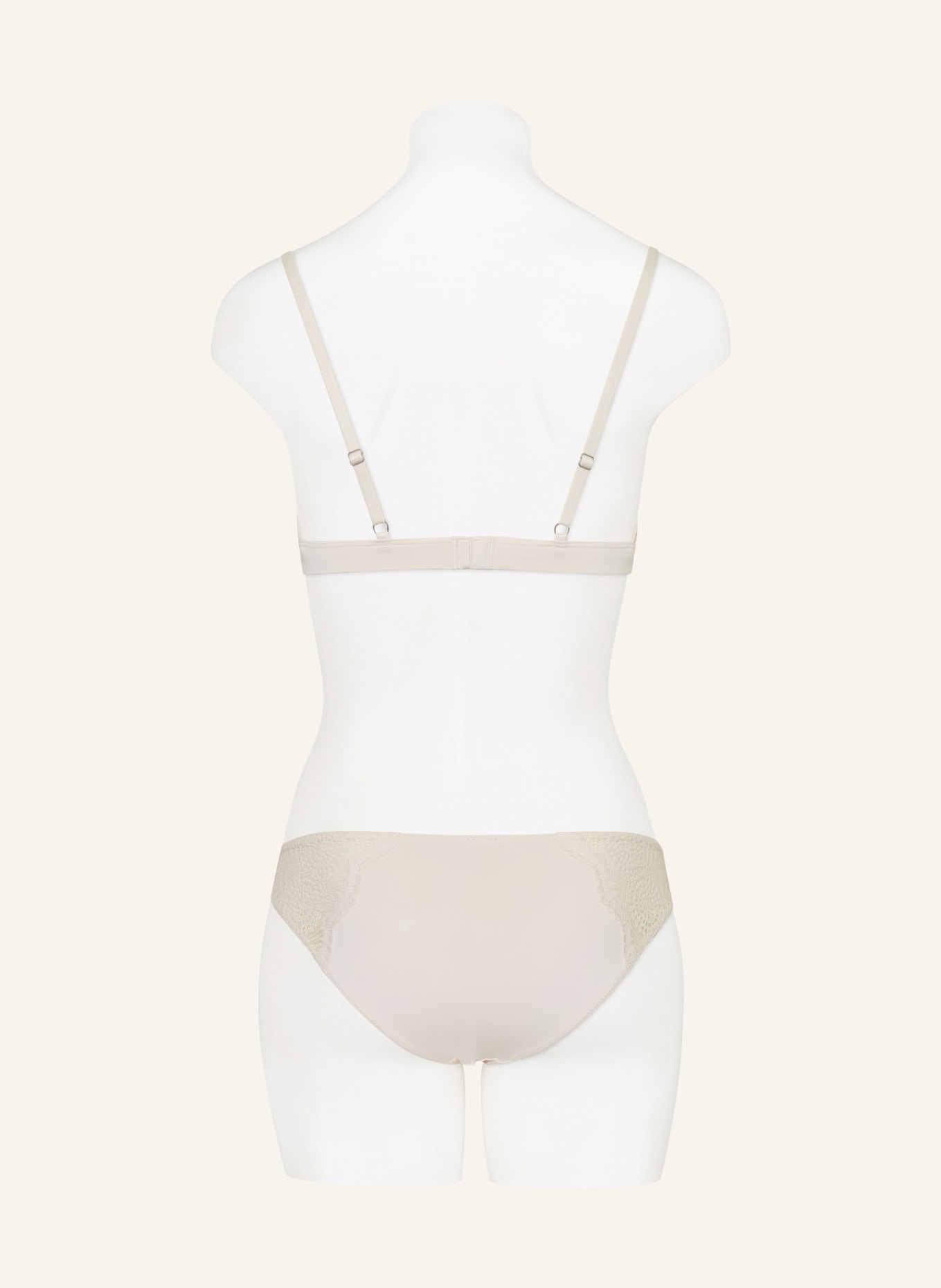 Skiny Trojúhelníková podprsenka MICRONAMENTS: KRÉMOVÁ