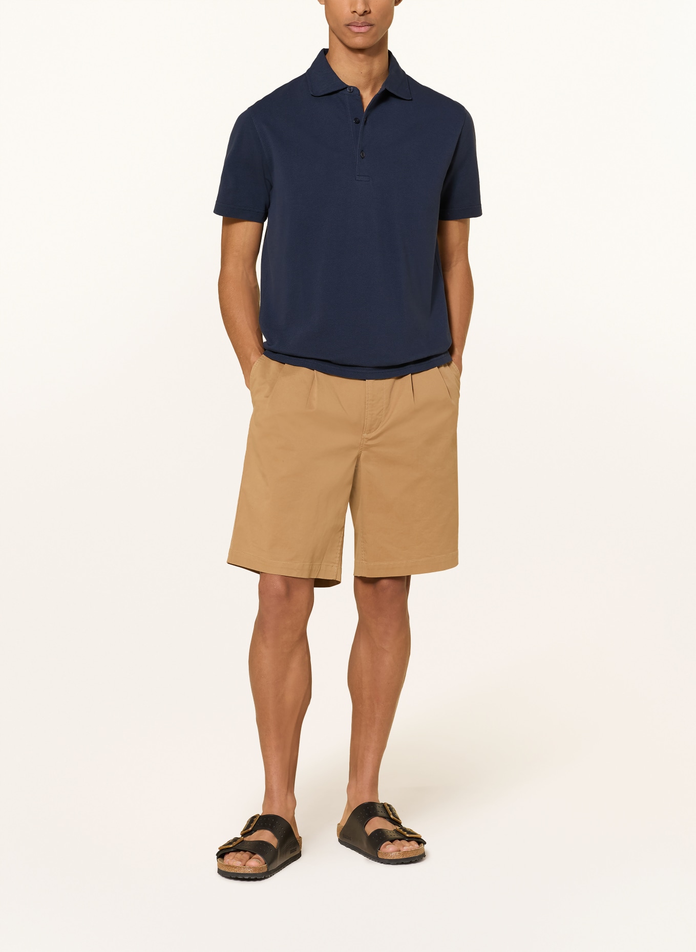 FRESCOBOL CARIOCA LUCA Piqué Polo Shirt: DARK BLUE