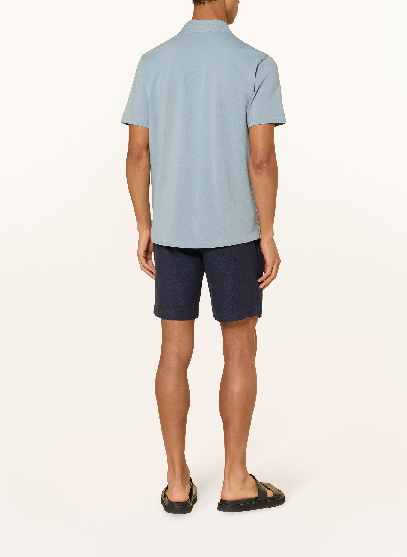 FRESCOBOL CARIOCA LUCA Piqué Polo Shirt: LIGHT BLUE