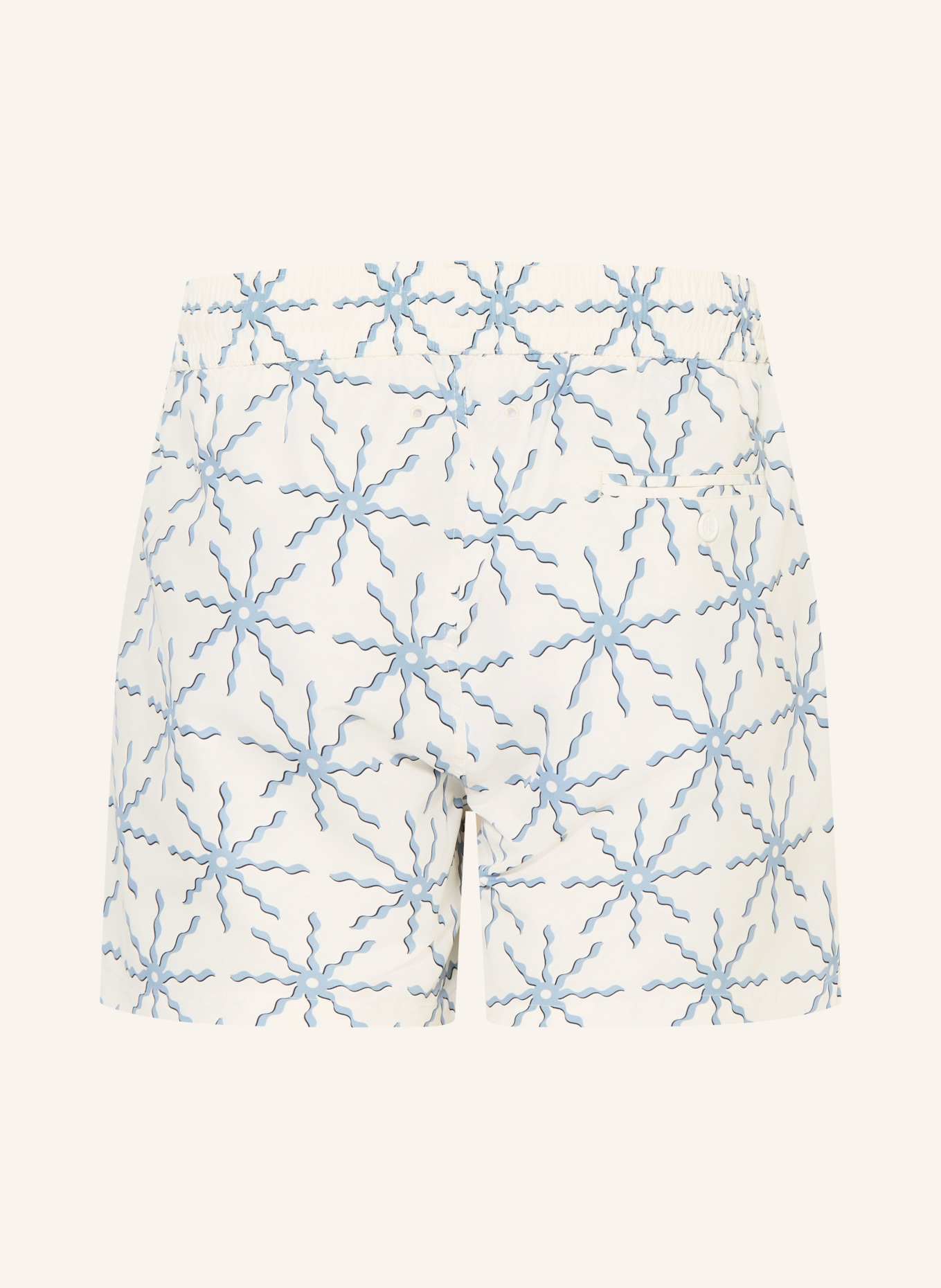 FRESCOBOL CARIOCA Zwemshort RIO: WIT / GRIJS