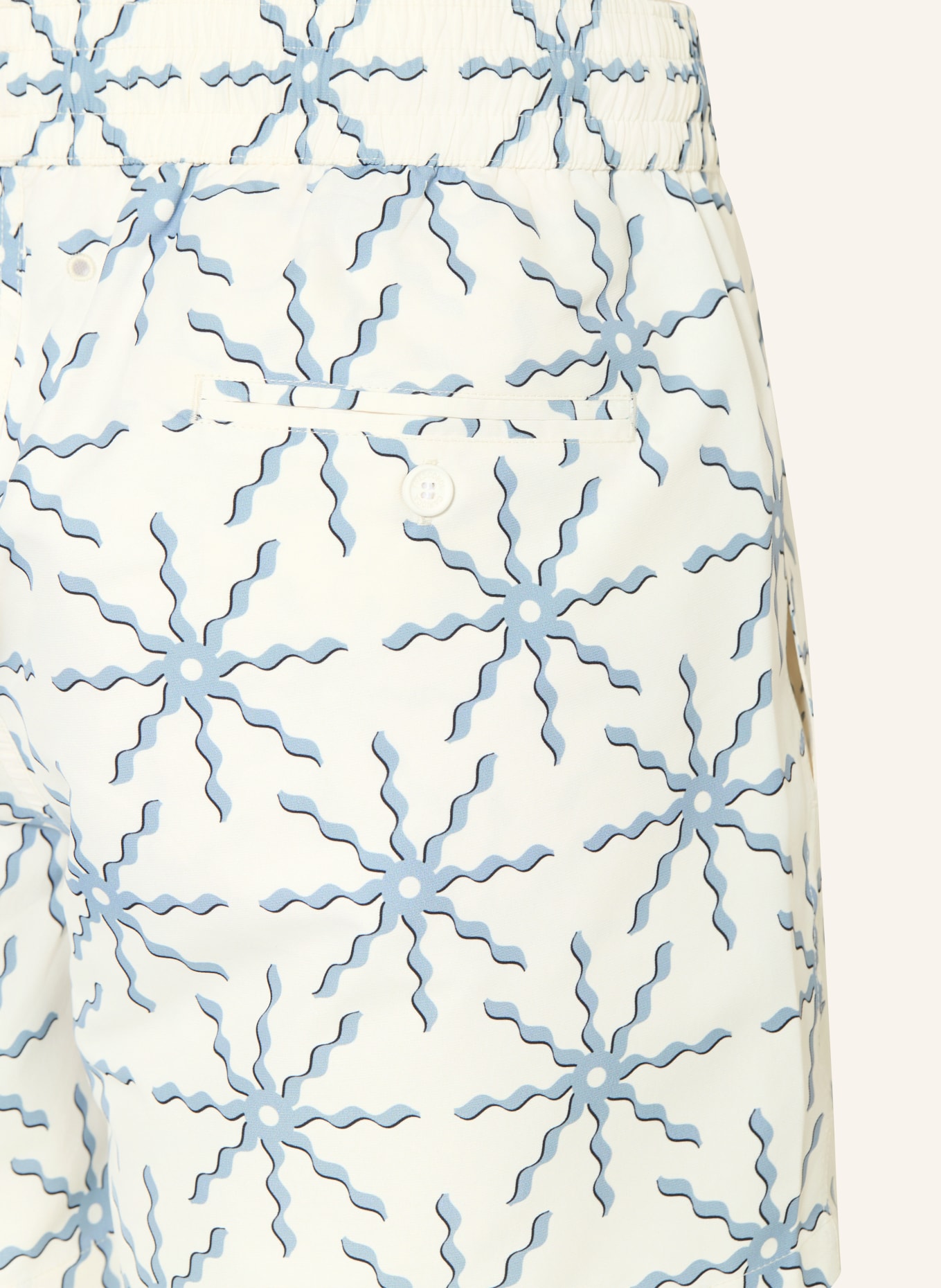 FRESCOBOL CARIOCA Zwemshort RIO: WIT / GRIJS