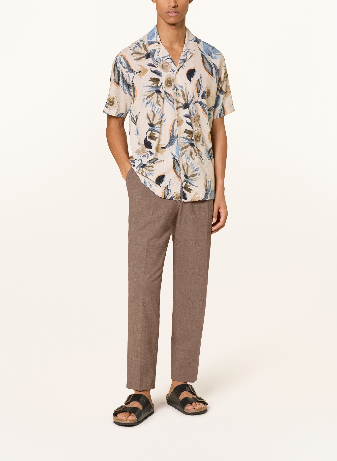 MOS MOSH Gallery MMGJONES Slim Fit Pants: BROWN