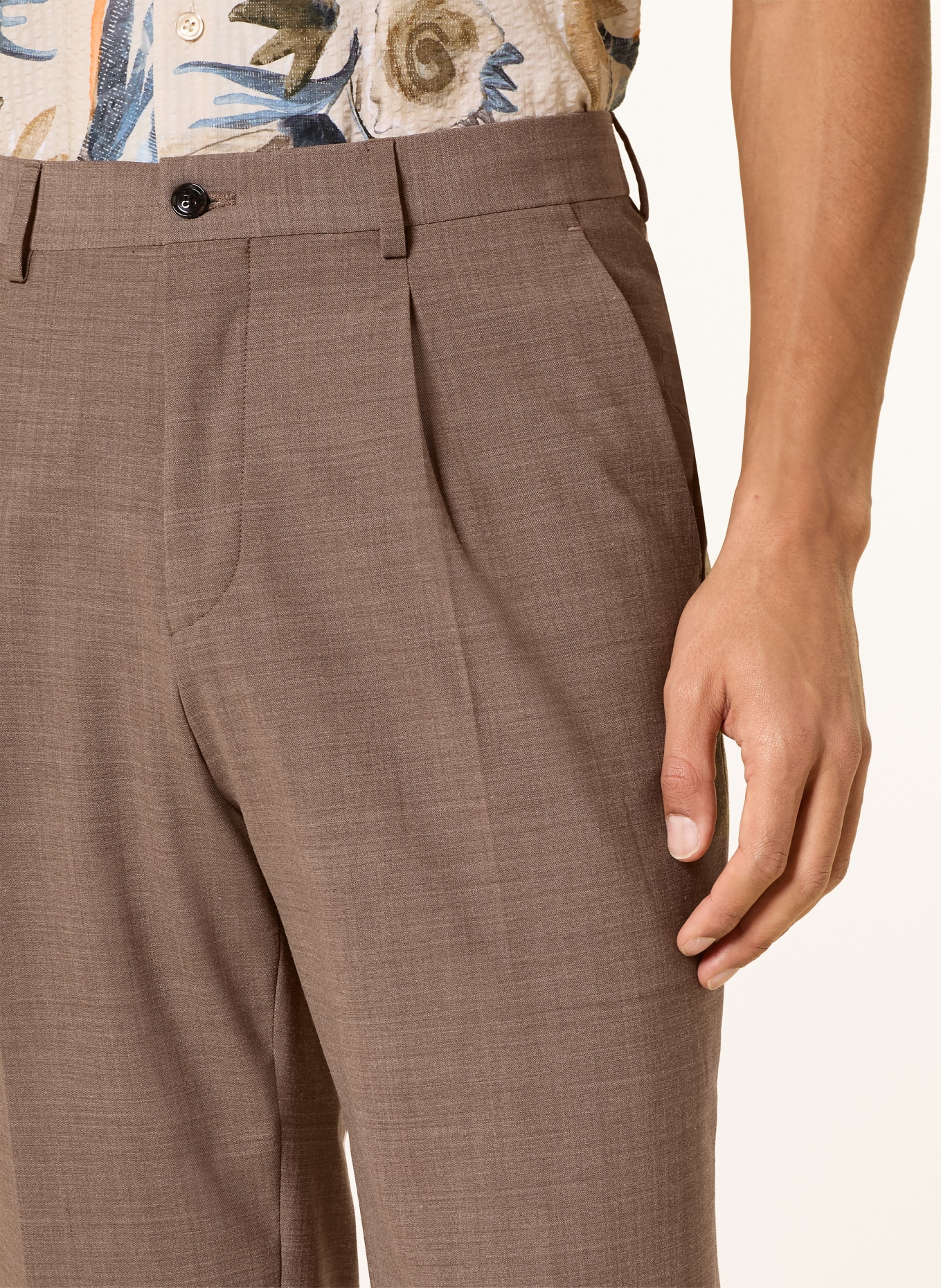 MOS MOSH Gallery MMGJONES Slim Fit Pants: BROWN