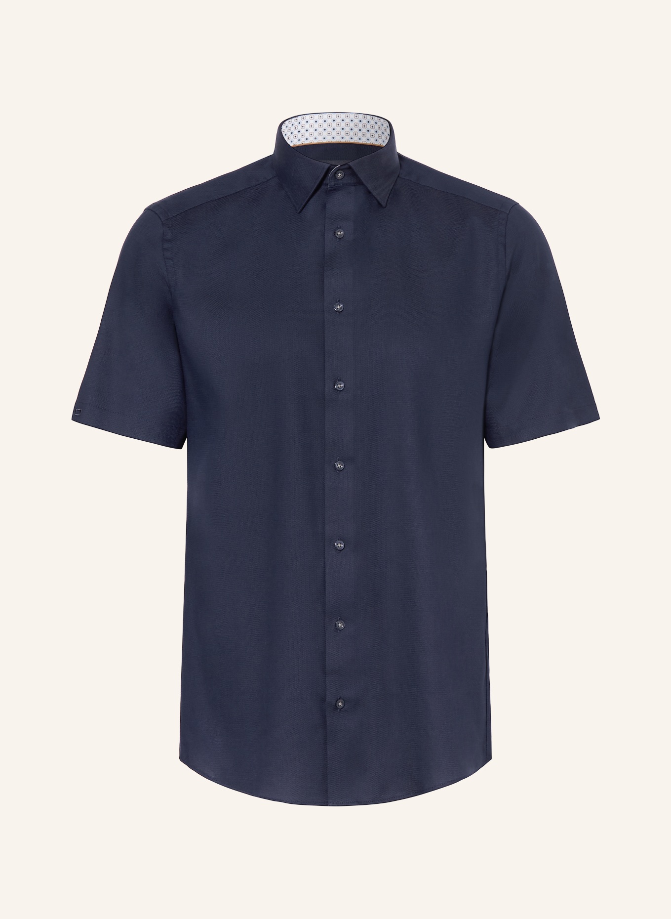 OLYMP Kurzarm-Hemd Luxor modern fit: DUNKELBLAU