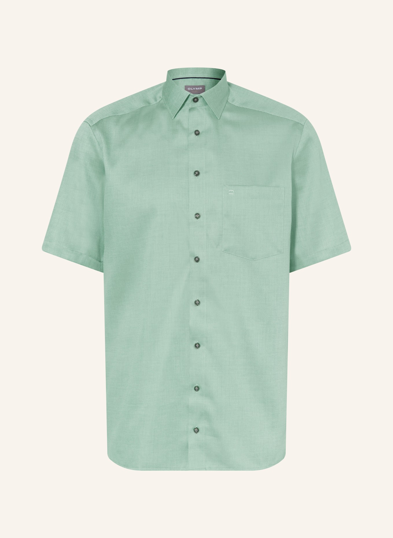 OLYMP Kurzarm-Hemd Luxor comfort fit: HELLGRÜN