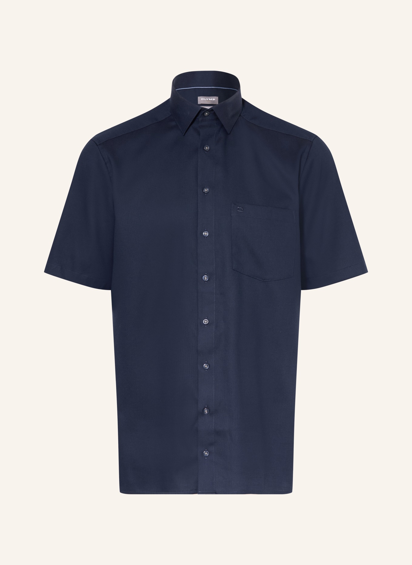 OLYMP Kurzarm-Hemd Luxor comfort fit: DUNKELBLAU