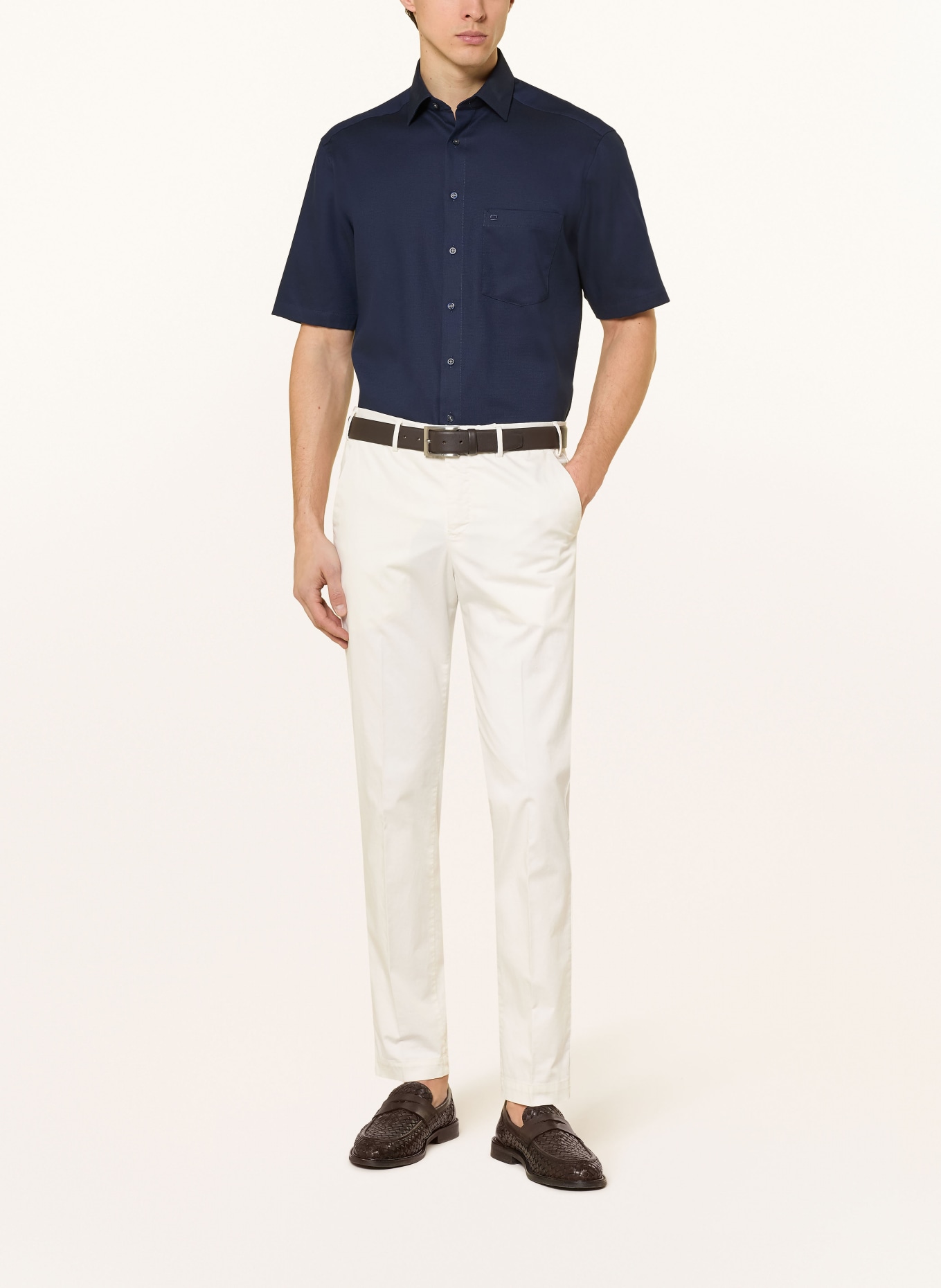 OLYMP Kurzarm-Hemd Luxor comfort fit: DUNKELBLAU