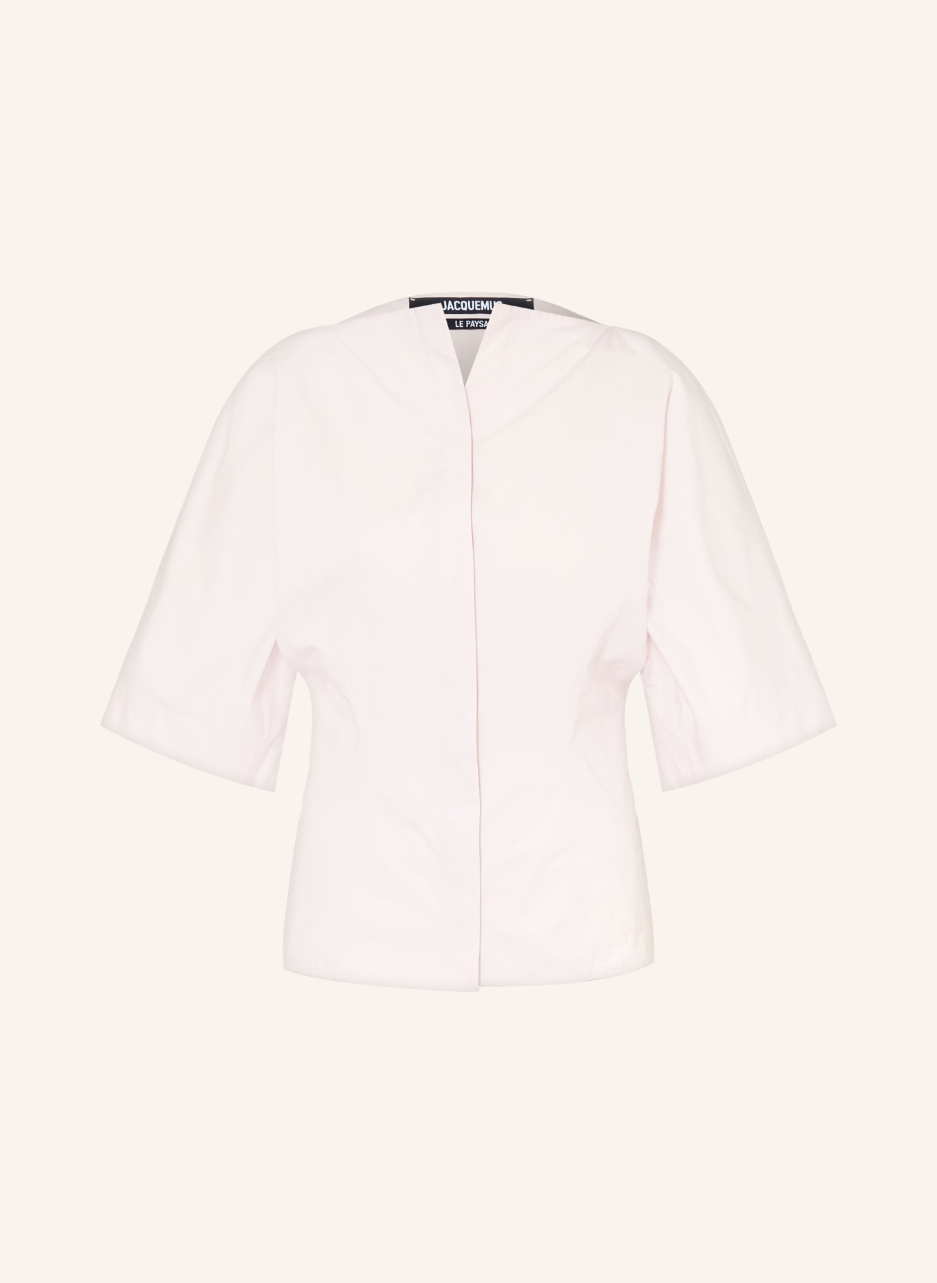 JACQUEMUS LA CHEMISE MOISSON Blouse: LIGHT PINK