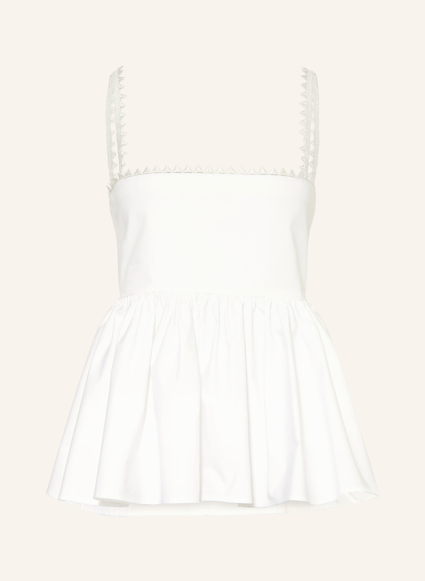 JACQUEMUS Top LA HAUT TRAVERSIN: WHITE