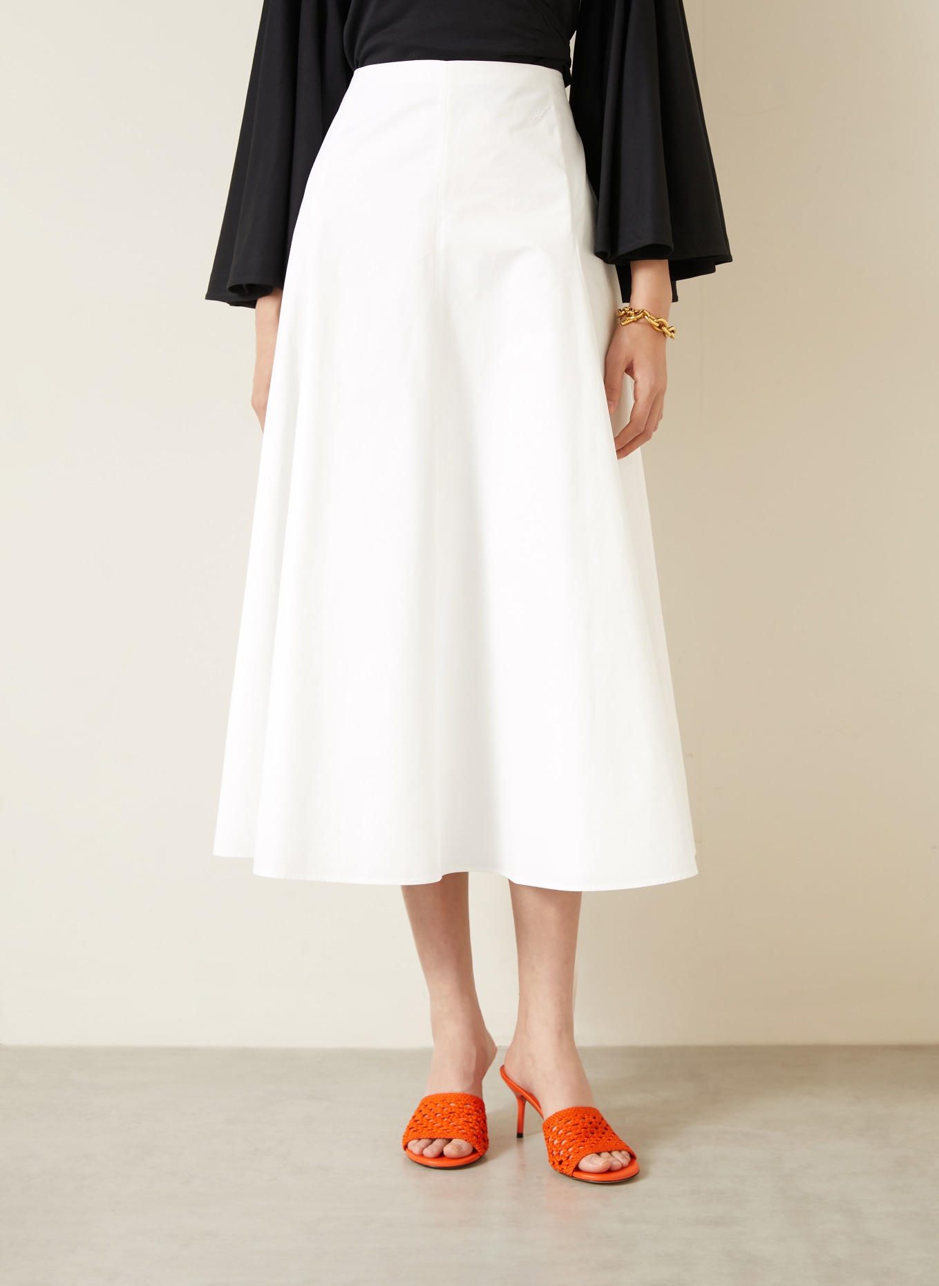 JACQUEMUS Rock LA JUPE TRIANGLE: WEISS