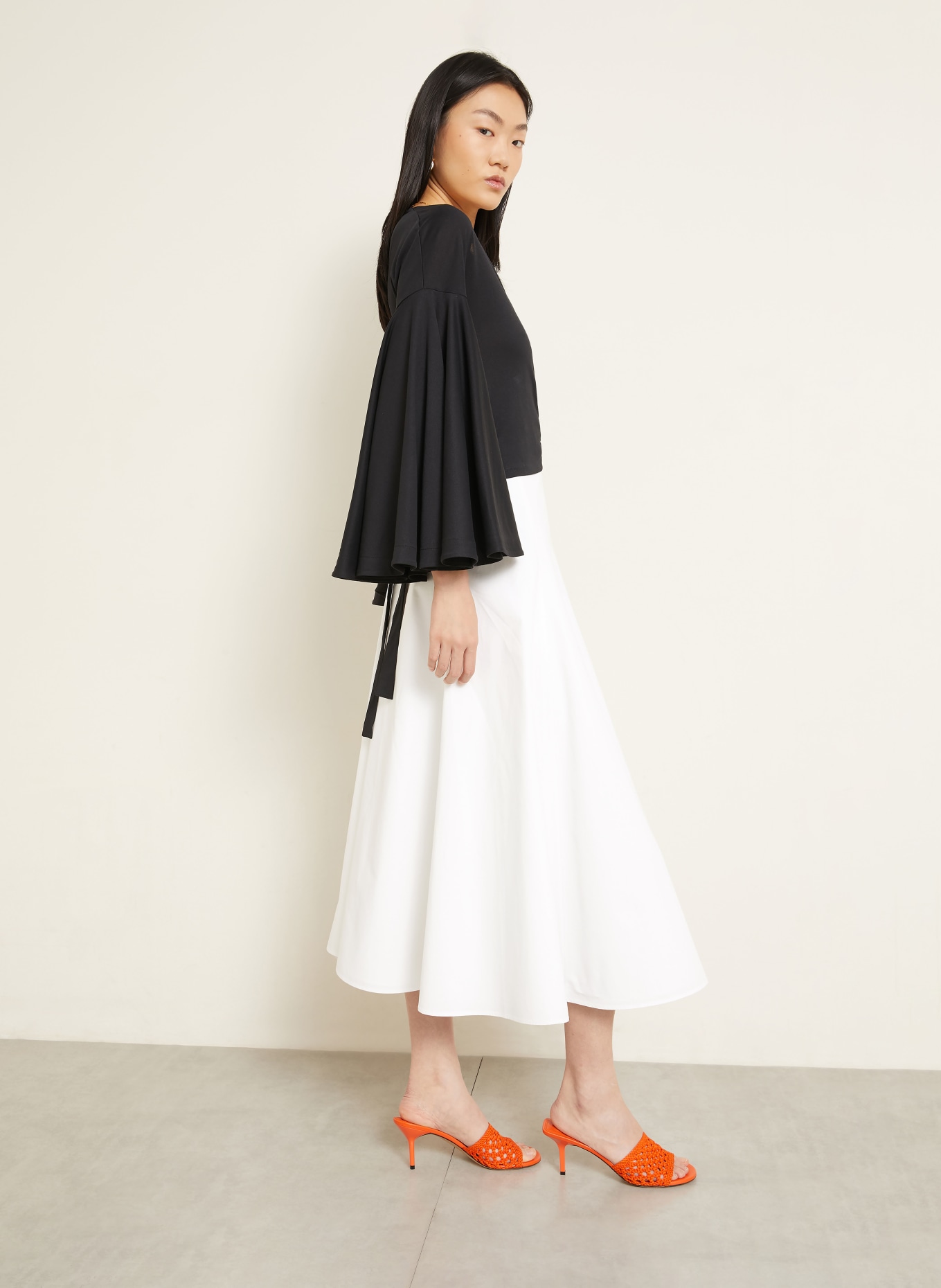 JACQUEMUS Rock LA JUPE TRIANGLE: WEISS