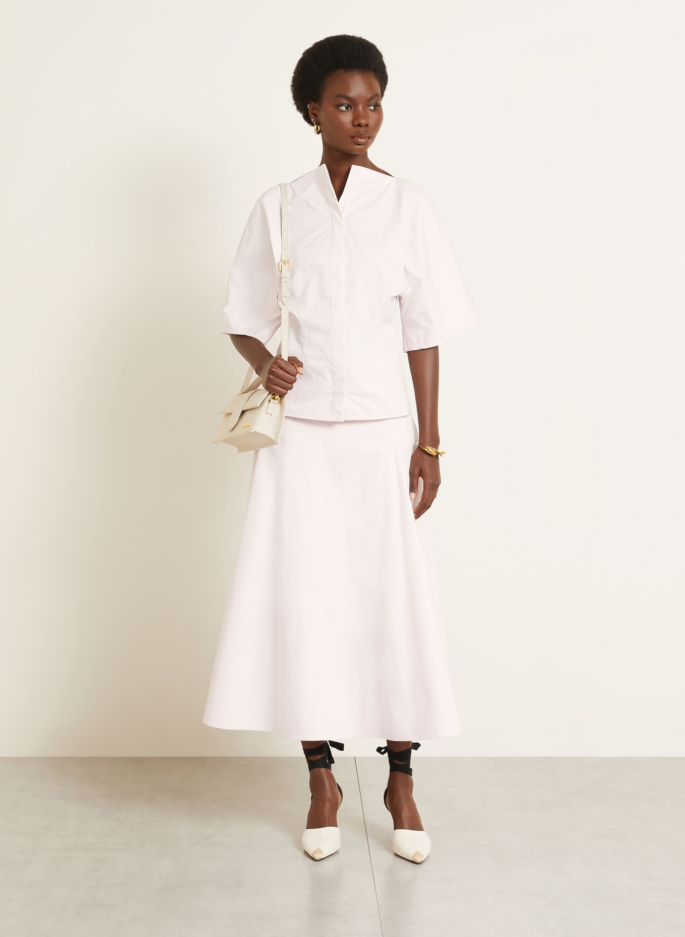 JACQUEMUS Skirt: LA JUPE TRIANGLE: LIGHT PINK