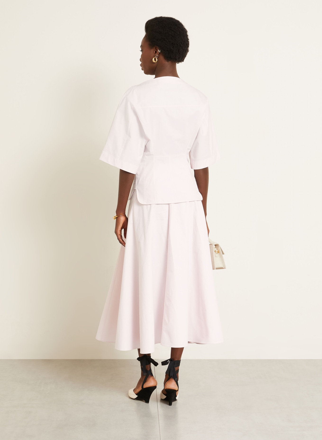 JACQUEMUS Skirt: LA JUPE TRIANGLE: LIGHT PINK