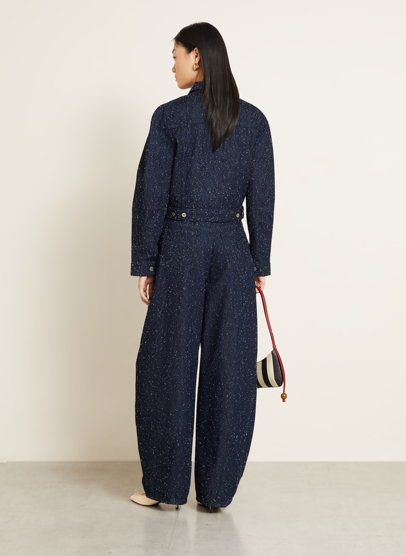 JACQUEMUS Jeansjas LA VESTE DE-NIMES OVALO: 380 NAVY