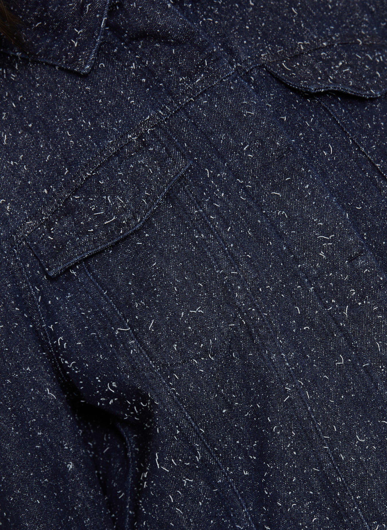 JACQUEMUS Jeansjas LA VESTE DE-NIMES OVALO: 380 NAVY