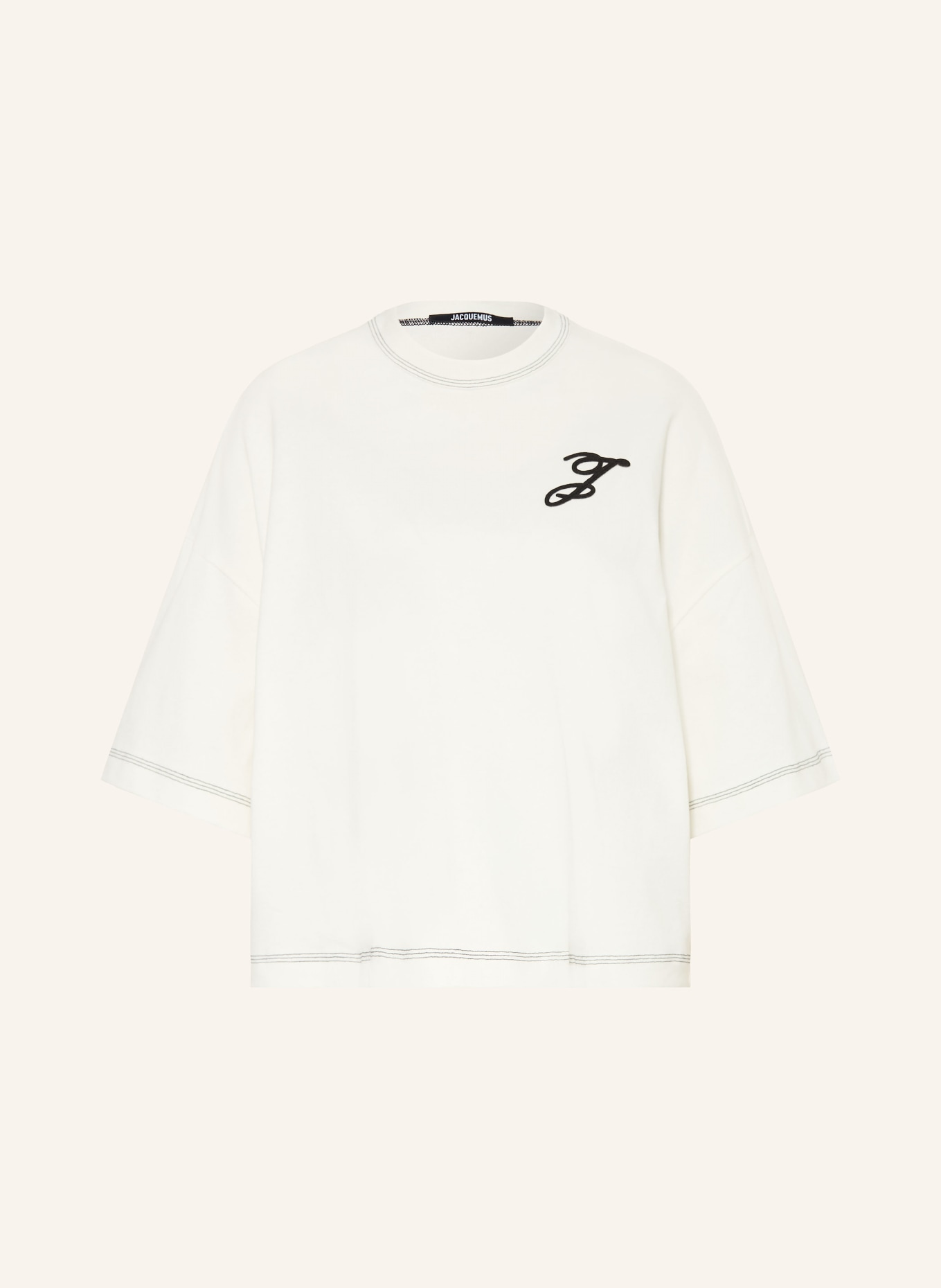 JACQUEMUS T-Shirt LETRO: WEISS