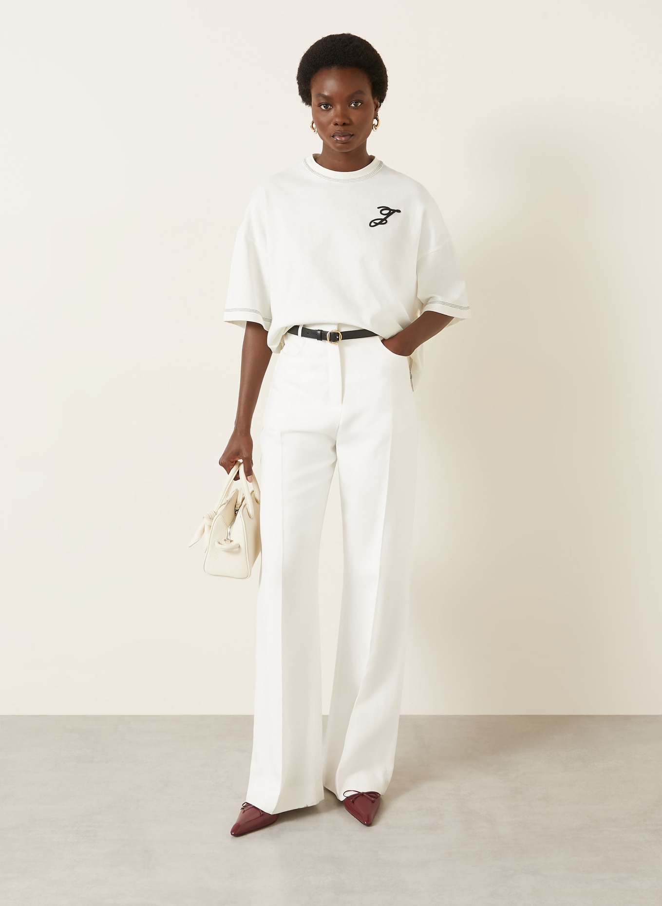 JACQUEMUS T-Shirt LETRO: WEISS