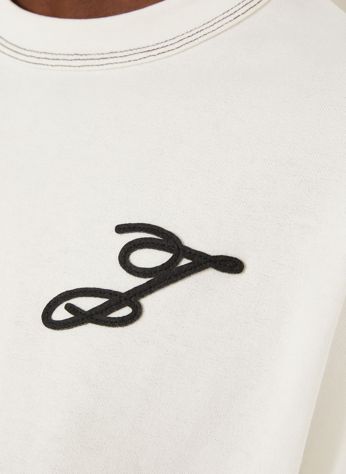 JACQUEMUS T-Shirt LETRO: WEISS