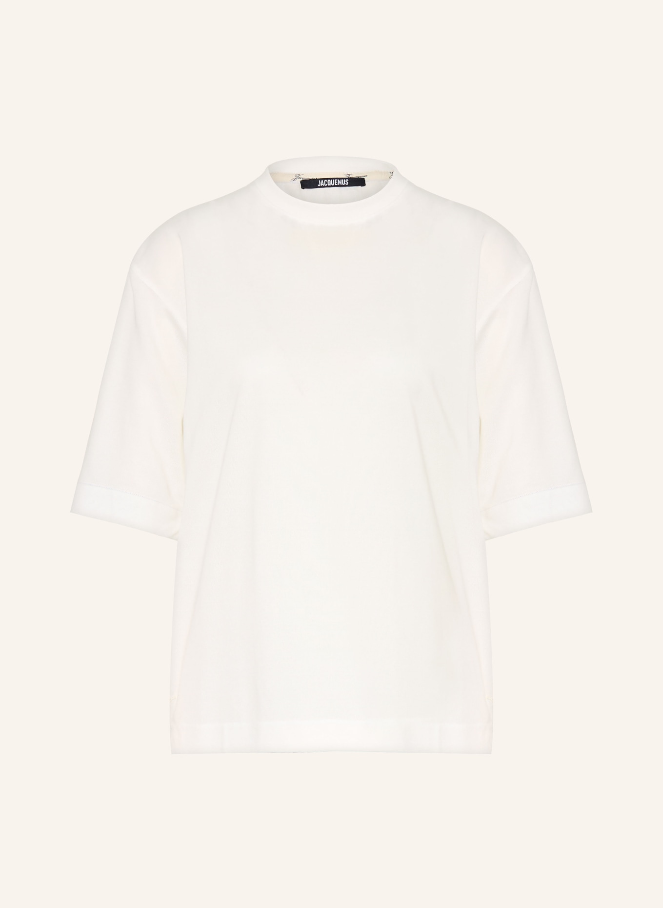 JACQUEMUS Koszulka LE TSHIRT VENTADOU: ECRU