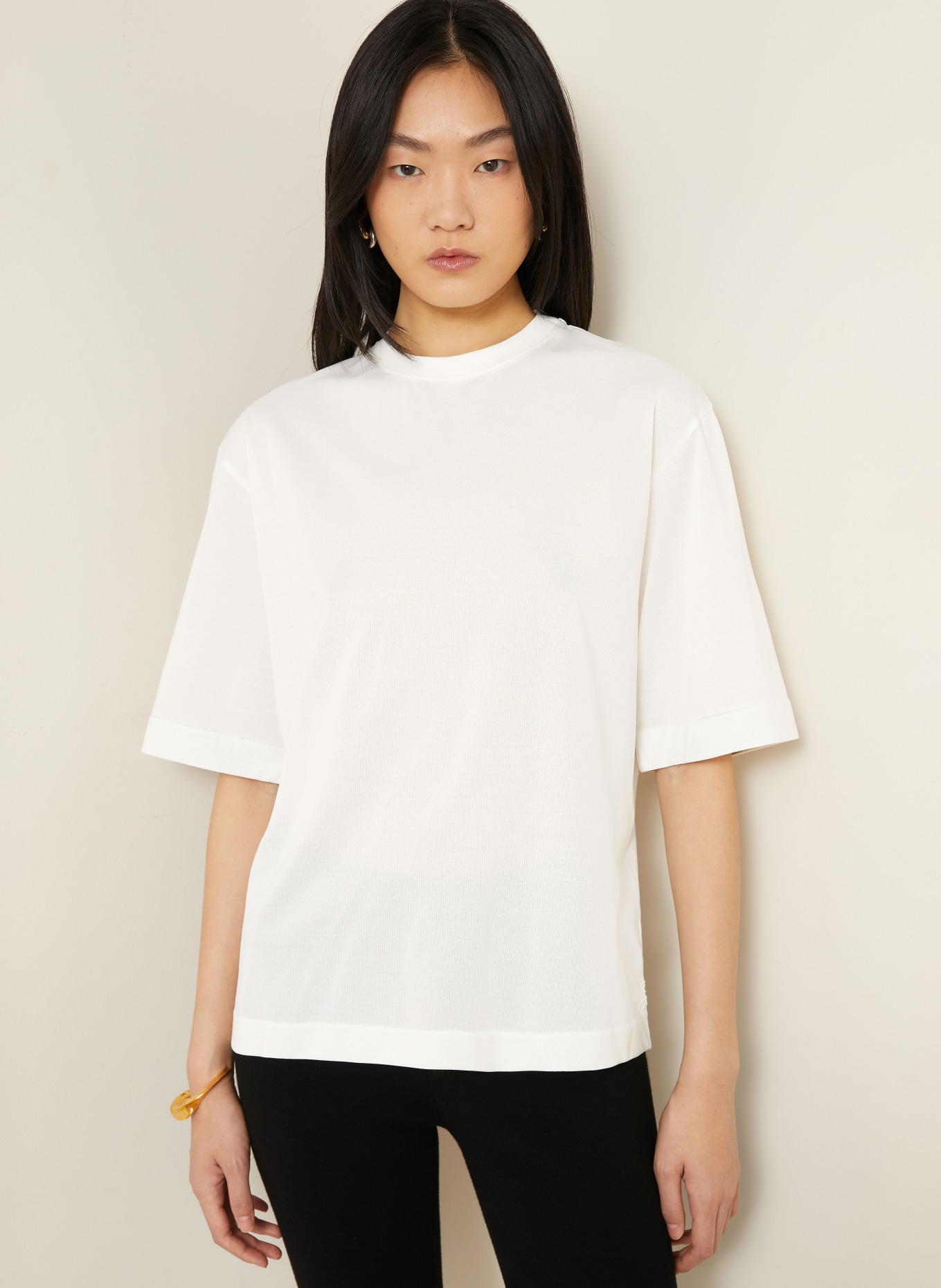 JACQUEMUS Koszulka LE TSHIRT VENTADOU: ECRU