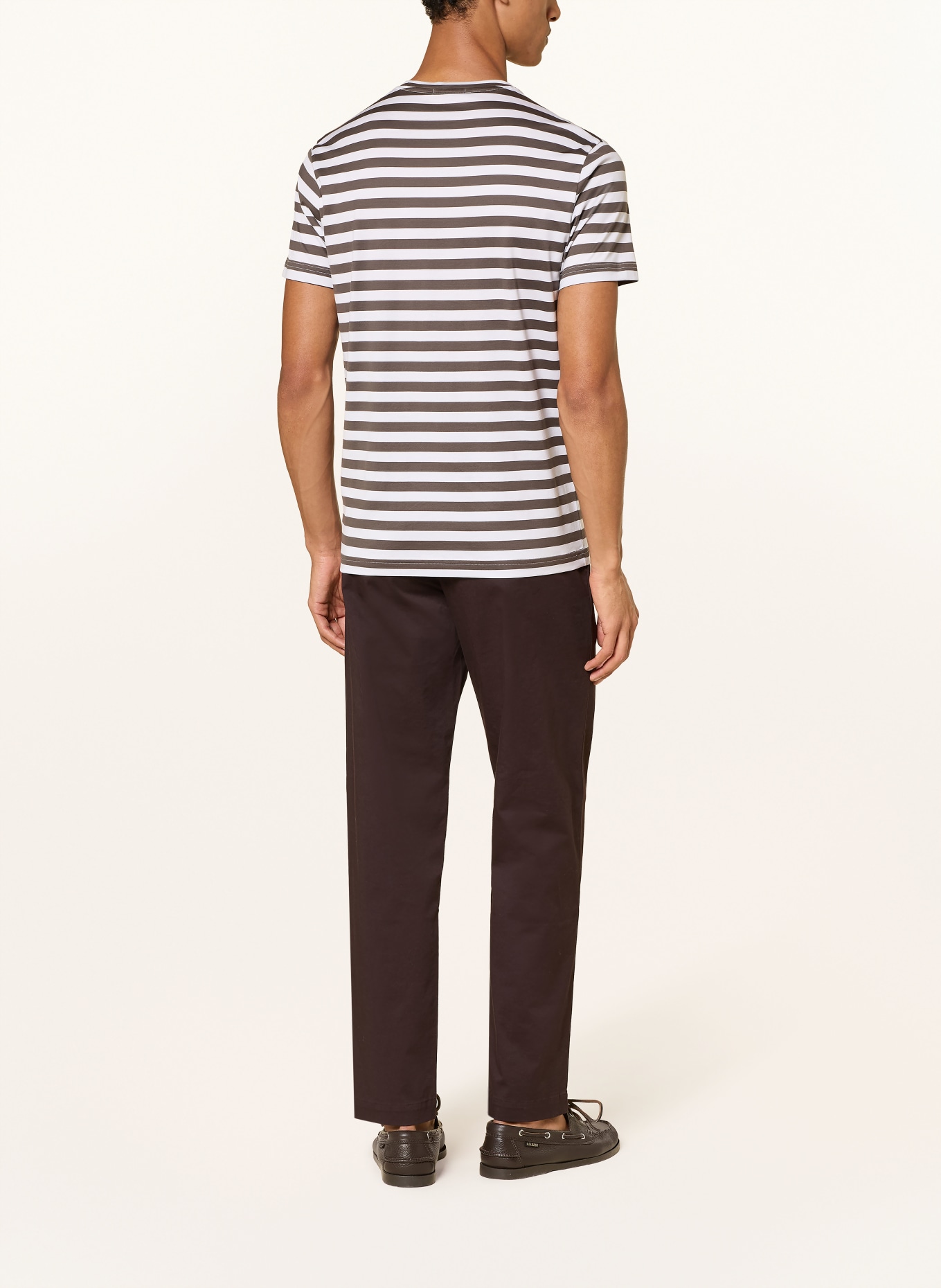 Stefan Brandt Koszulka ENNO: CZIEMNOSZARY / BIAŁY