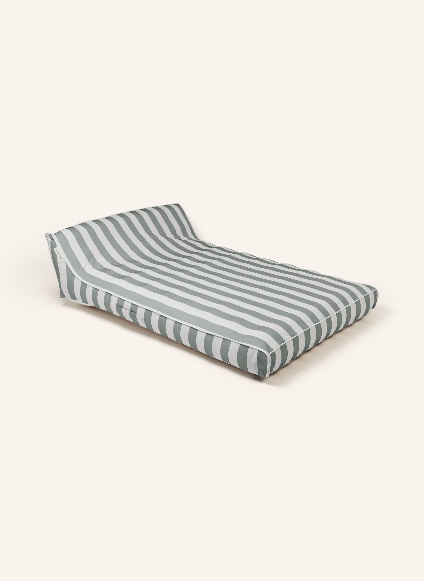 SUNNYLIFE Luftmatratze LUXE DOUBLE: HELLGRÜN / WEISS