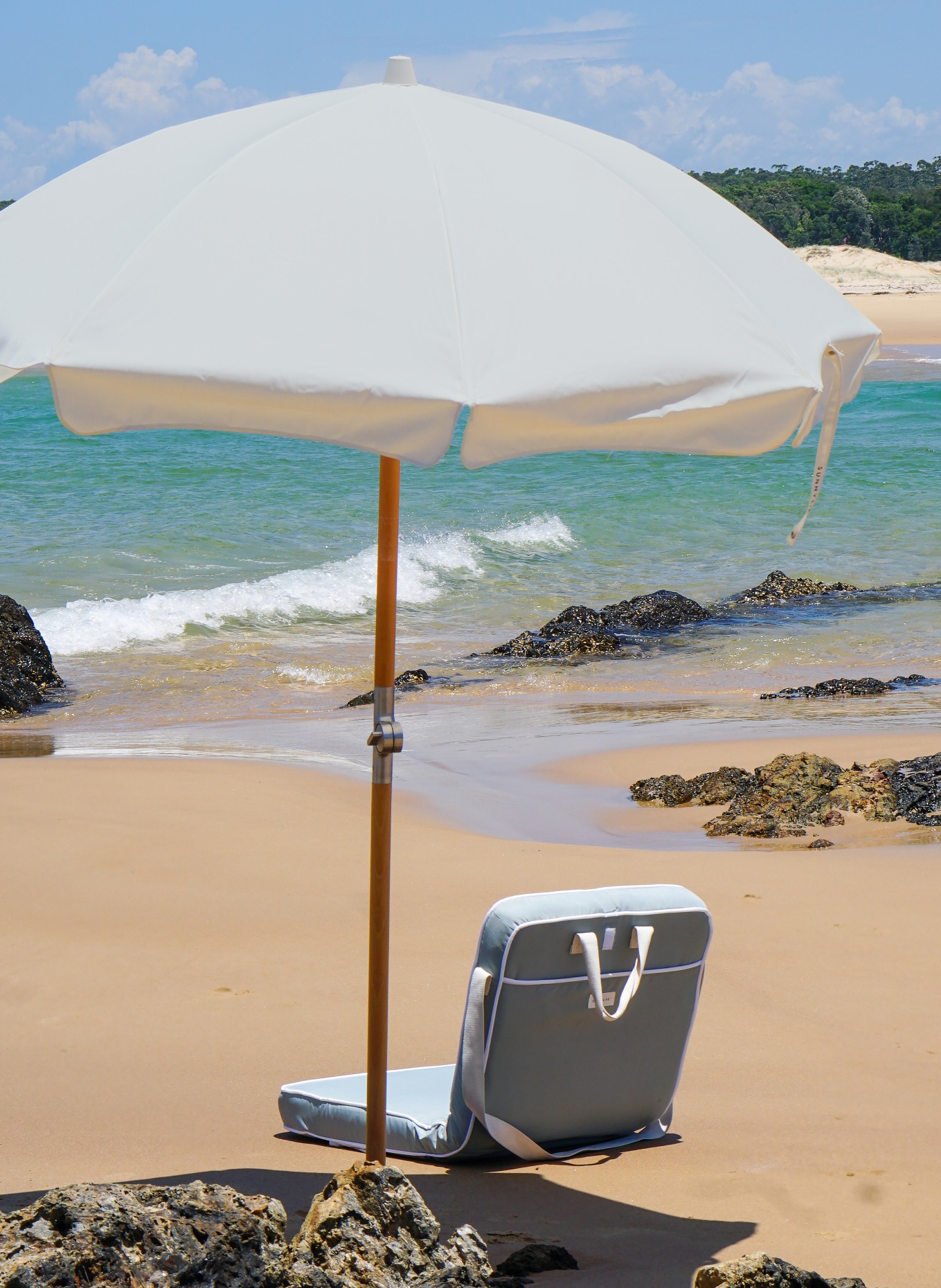 SUNNYLIFE Sonnenschirm LUXE BEACH: CREME