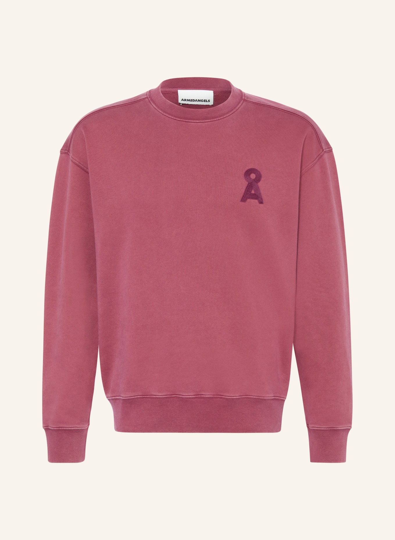 ARMEDANGELS Sweatshirt ICONIC Å: HELLROT