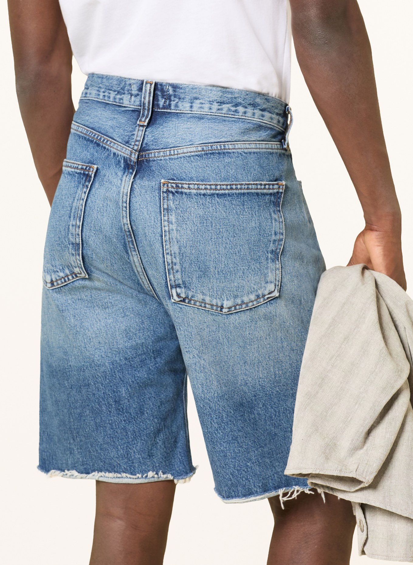 AGOLDE Denim shorts: BLUE