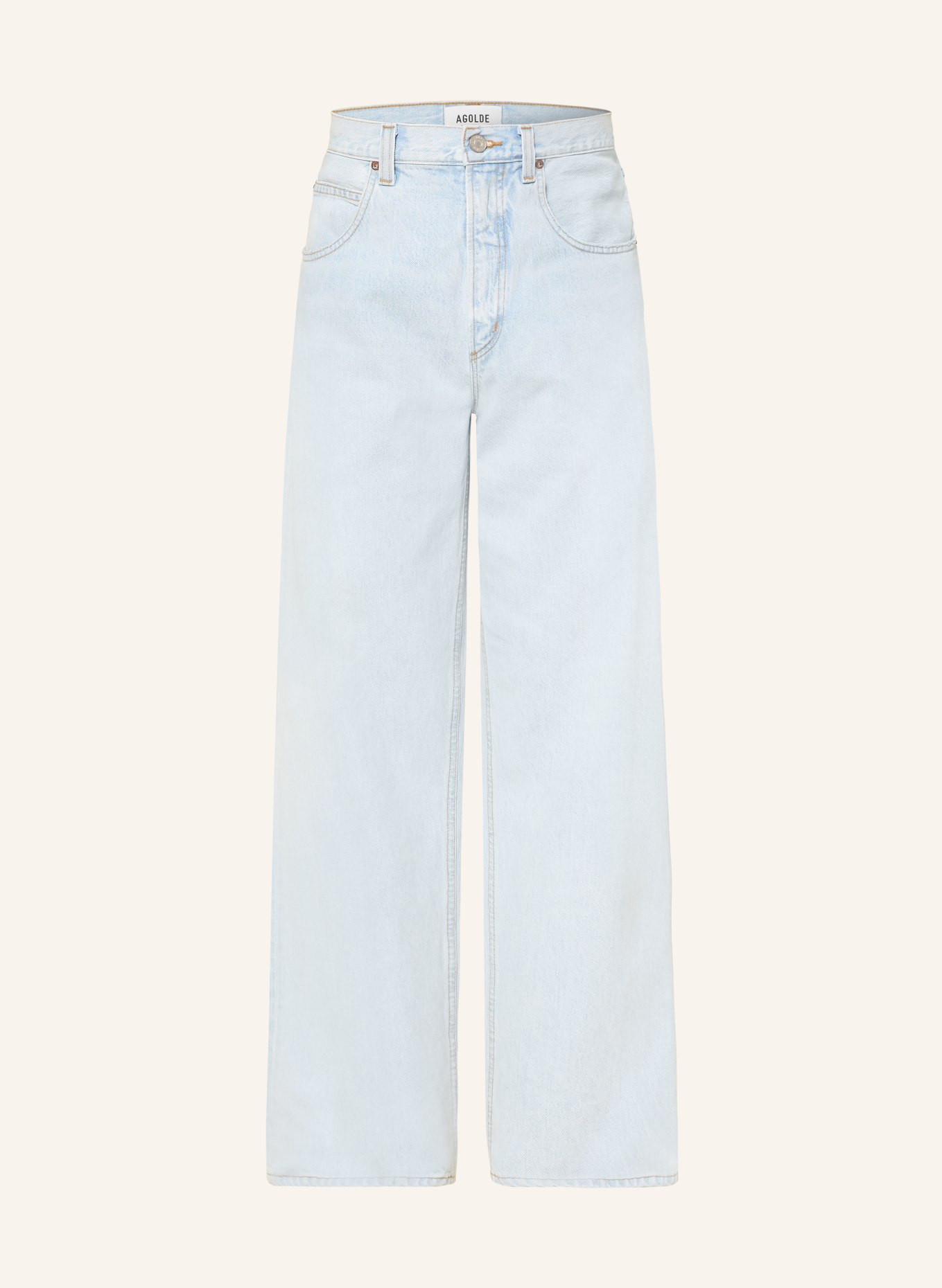 AGOLDE Jean coupe droite classique: ruse ruse (dusty pale ind)