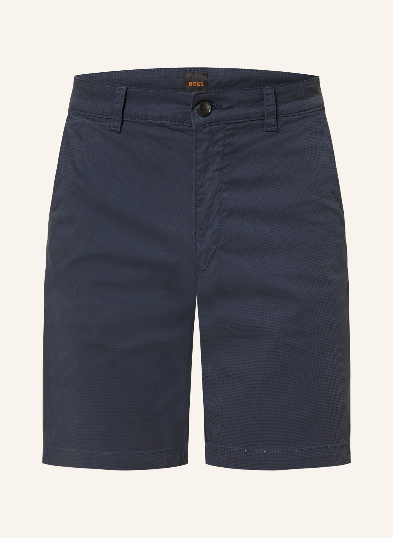 BOSS Chinoshorts Slim Fit: DUNKELBLAU