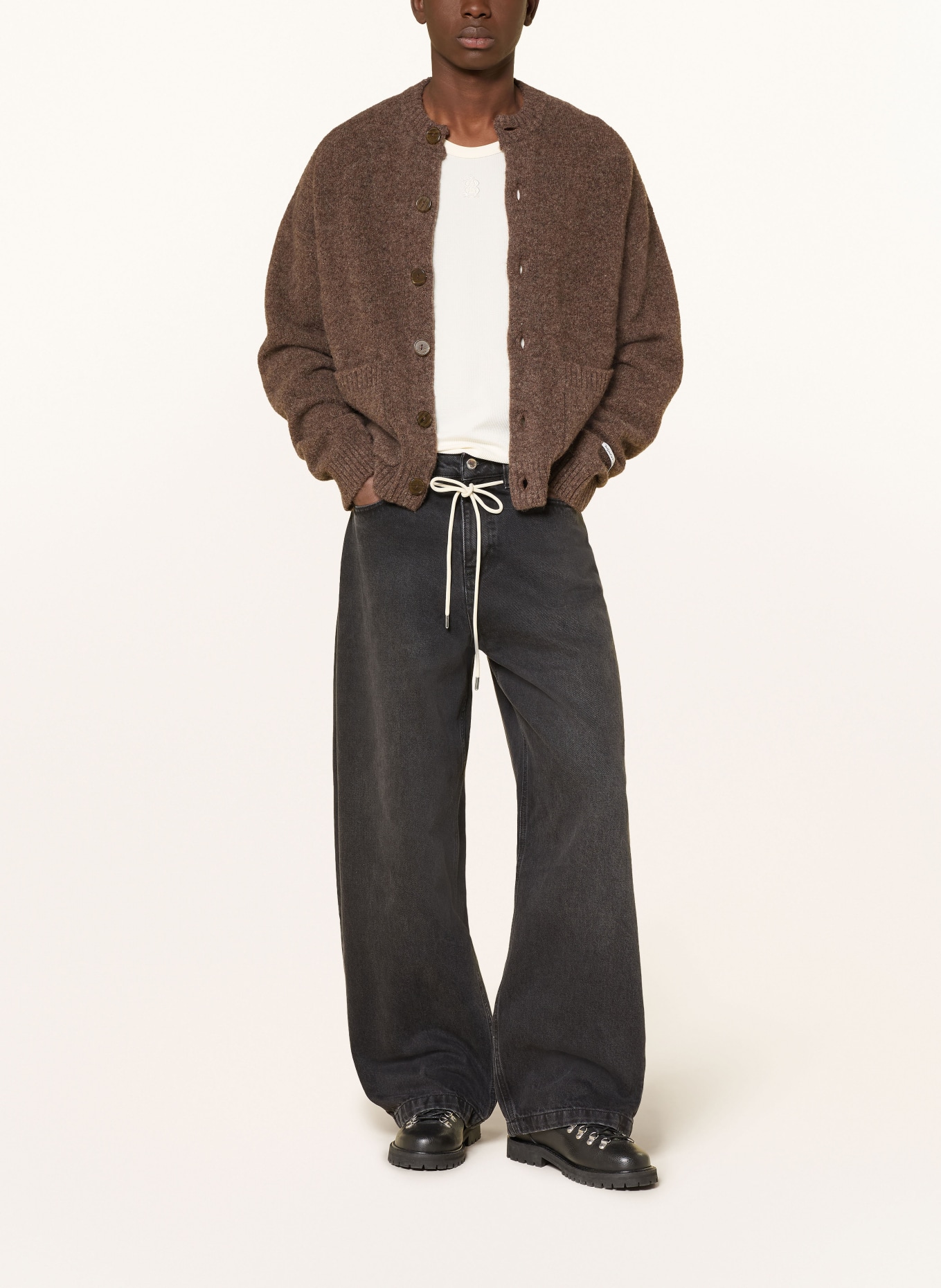 about:blank Jeans met normale pasvorm: VINTAGE BLACK