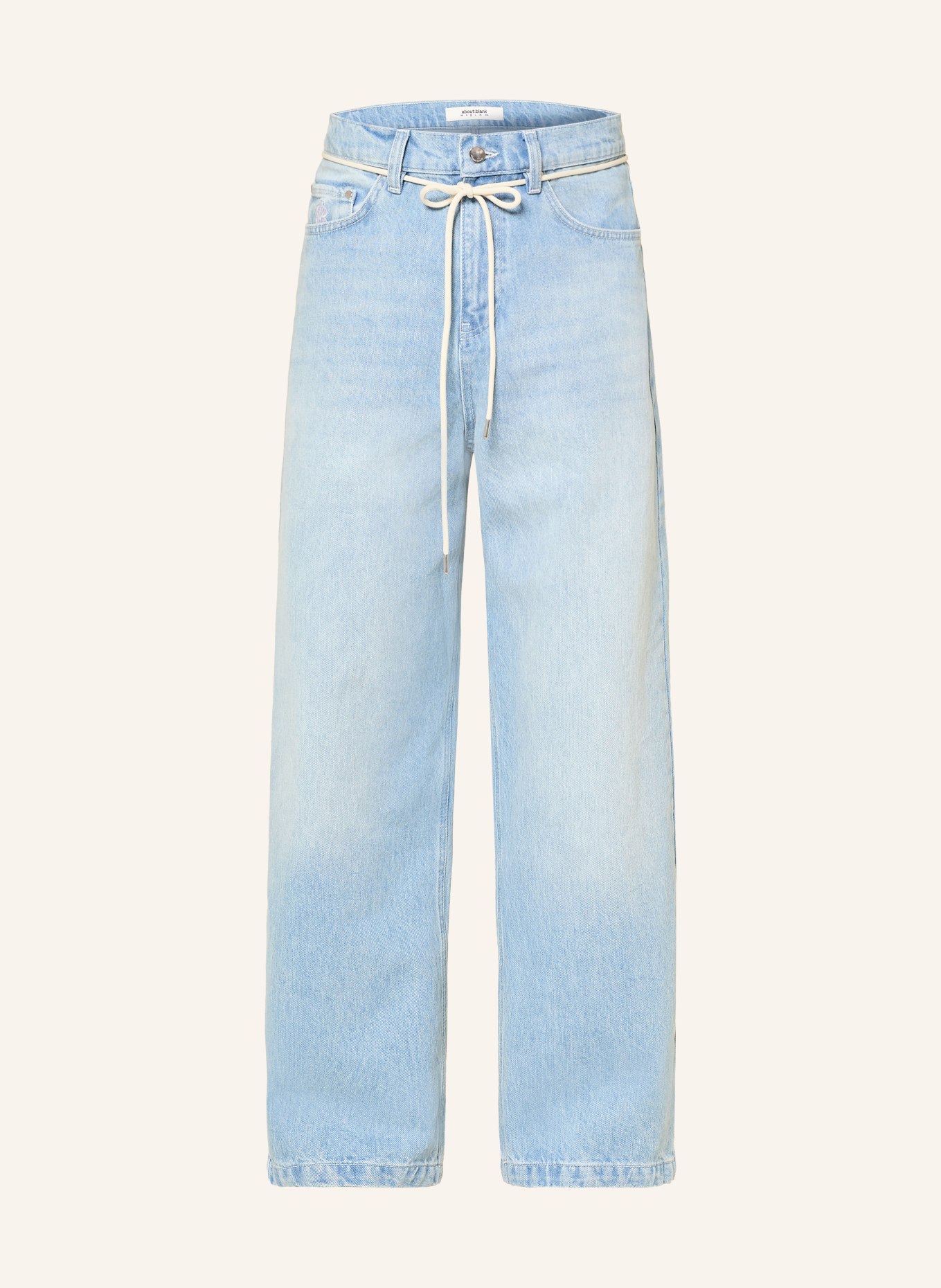about:blank Jeans met normale pasvorm: Light Blue Wash
