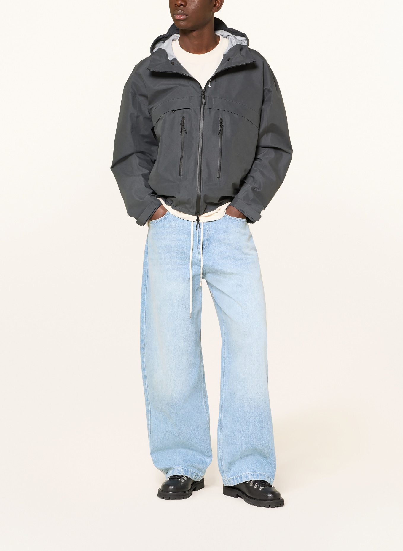 about:blank Jeans met normale pasvorm: Light Blue Wash